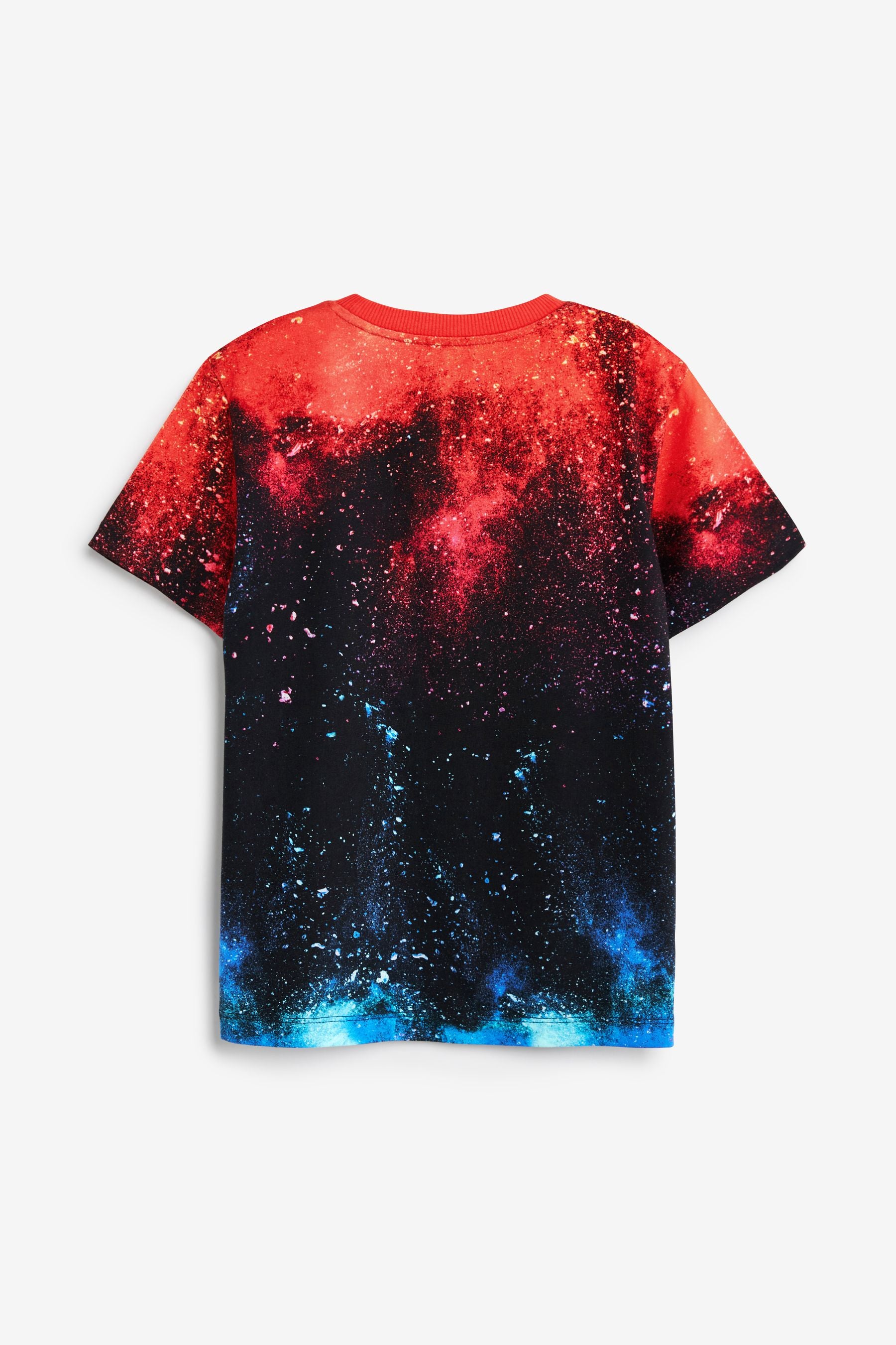 Black/Red/Blue Splat All Over Print T-Shirt (3-16yrs)