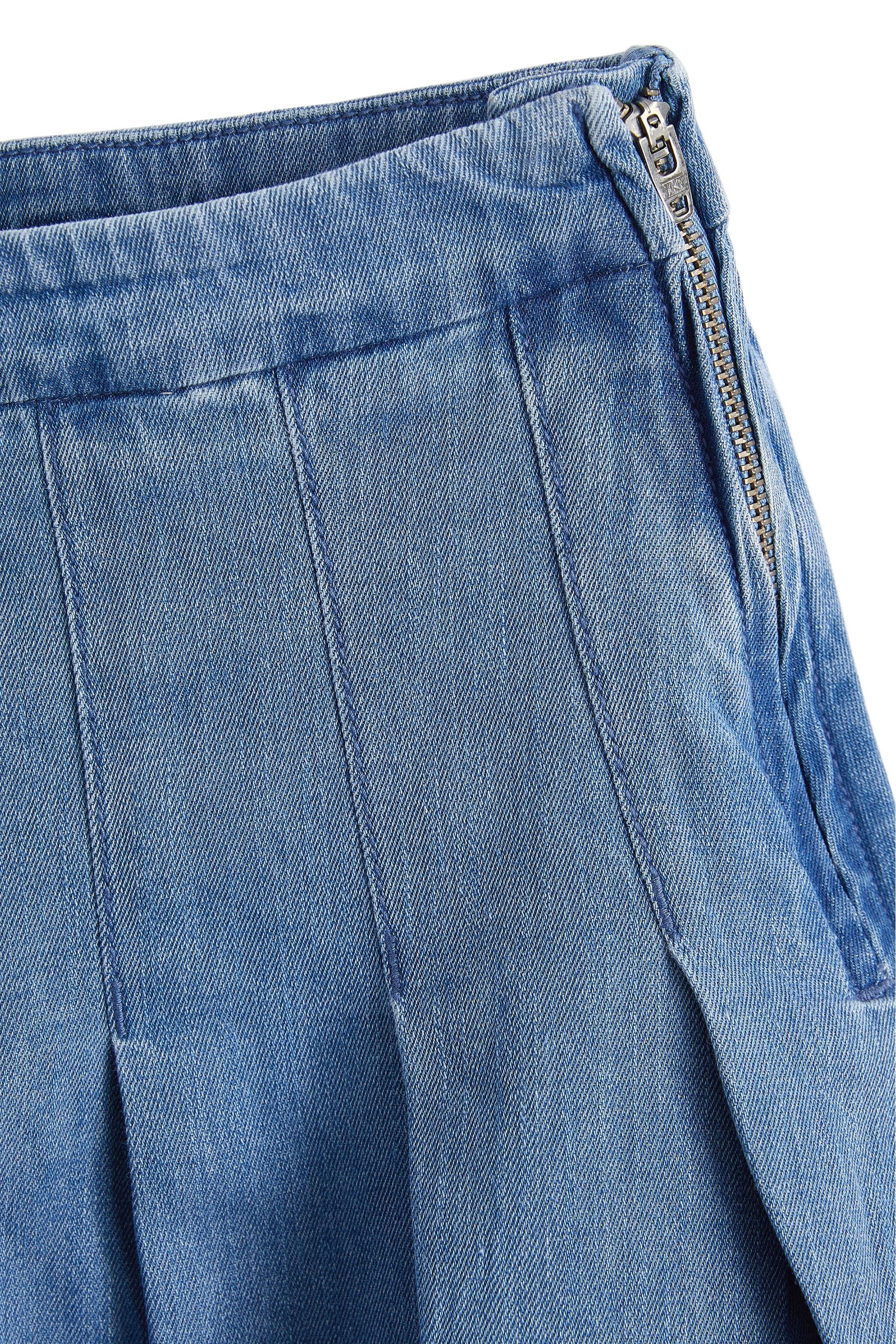 Denim Bright Blue Pleated Tennis Skirt (3-16yrs)