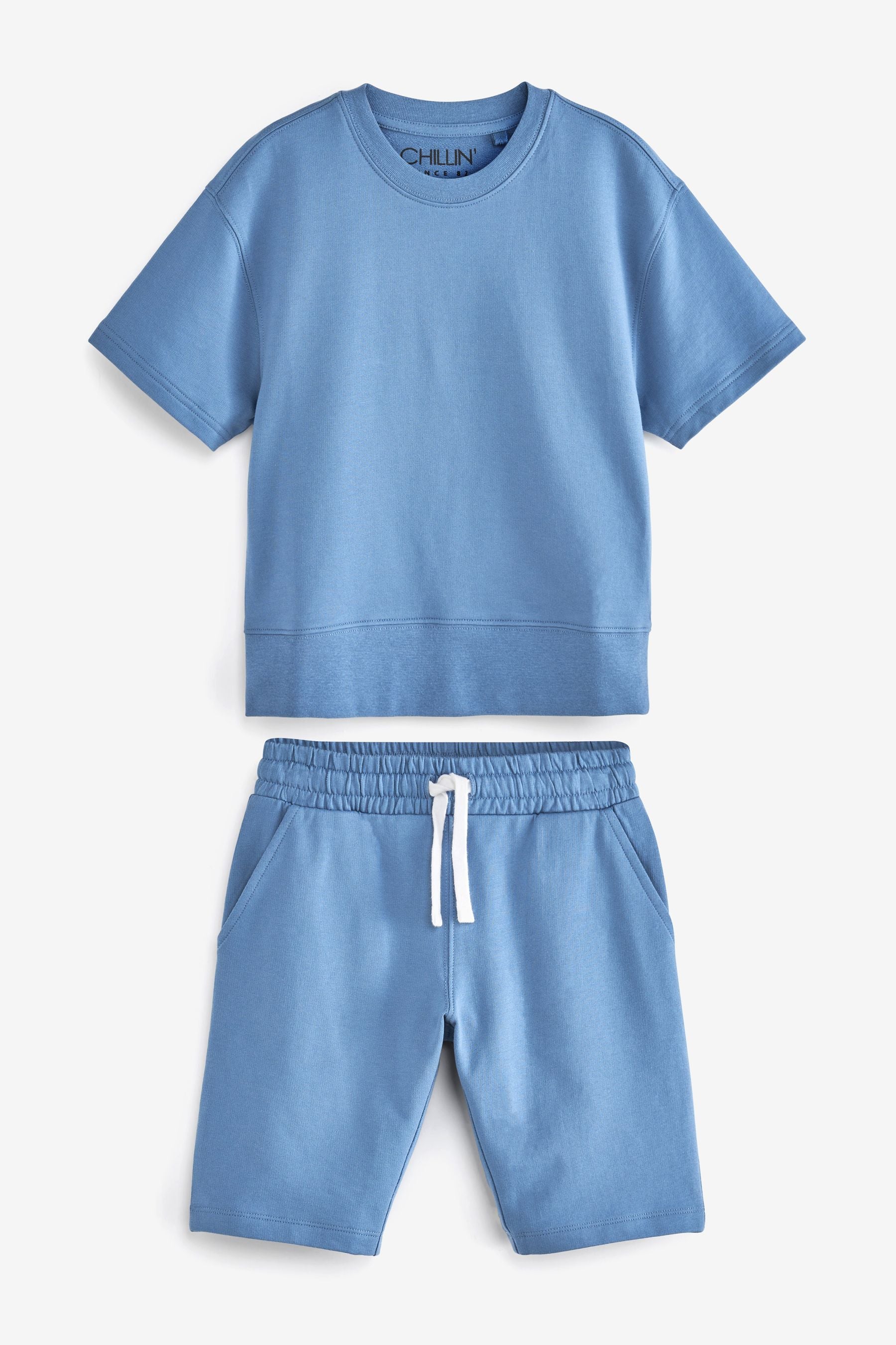 Blue Short Lounge Set (3-16yrs)