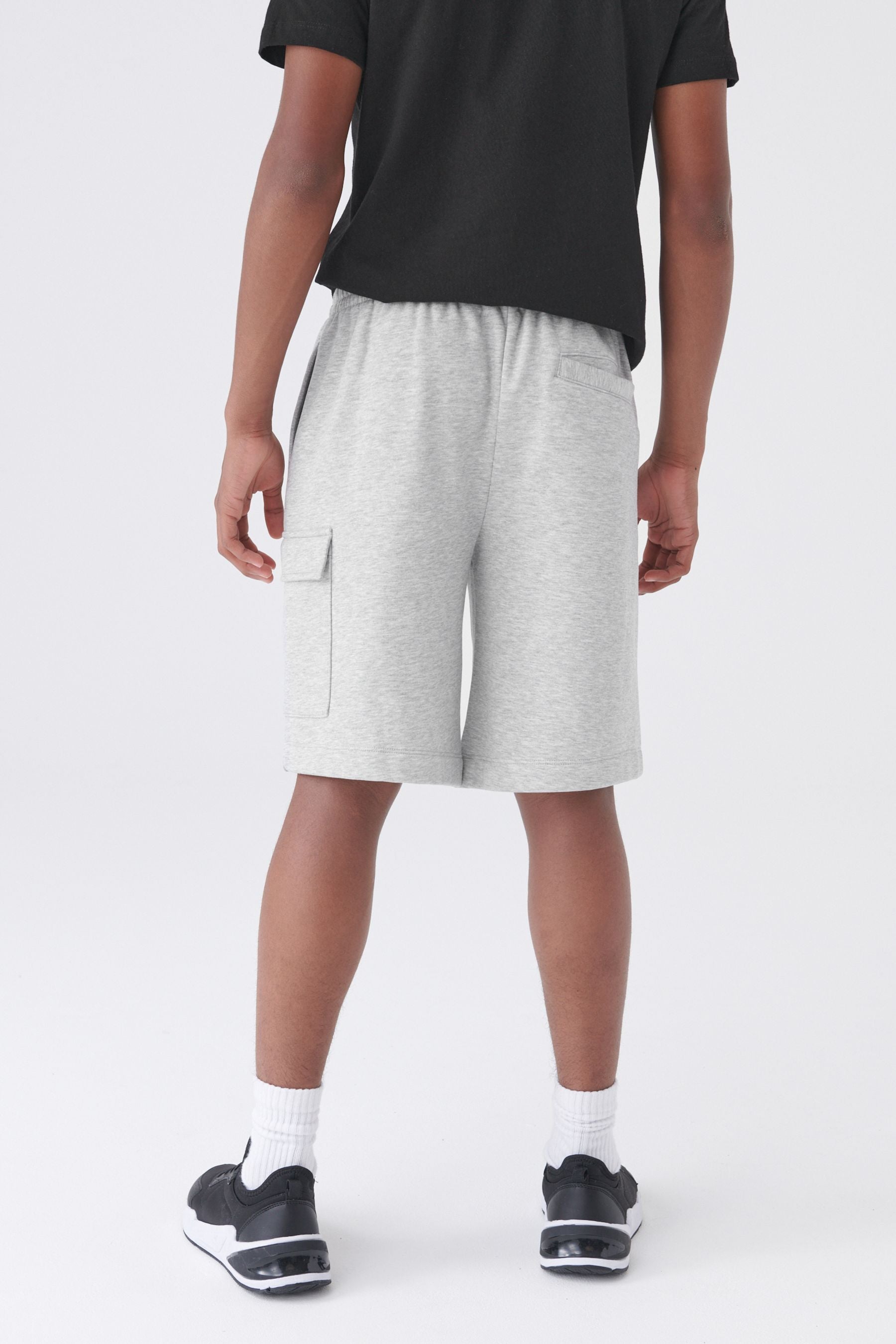 Grey Basic Cargo Shorts (3-16yrs)