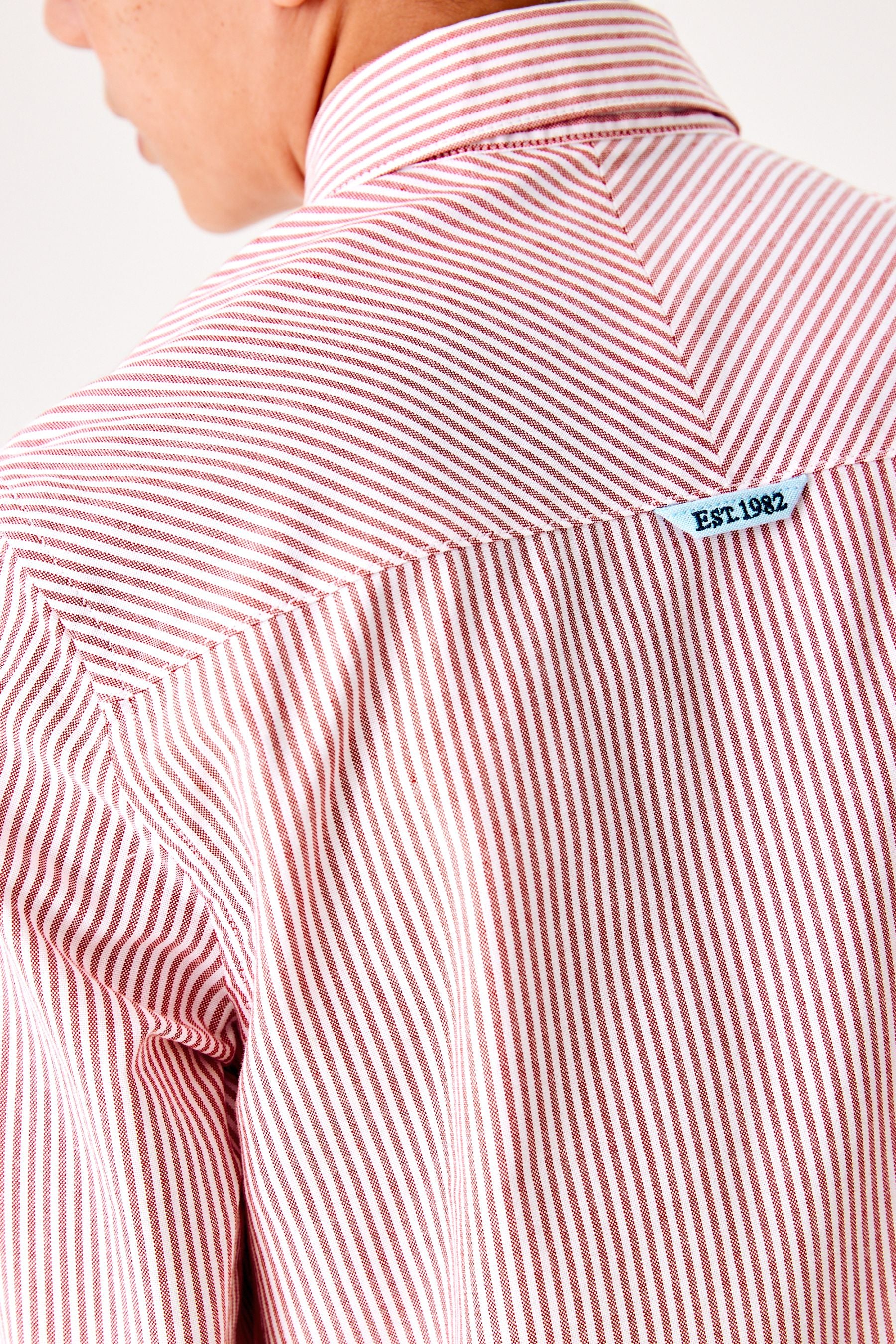 Red Stripe Long Sleeve Shirt (3-16yrs)