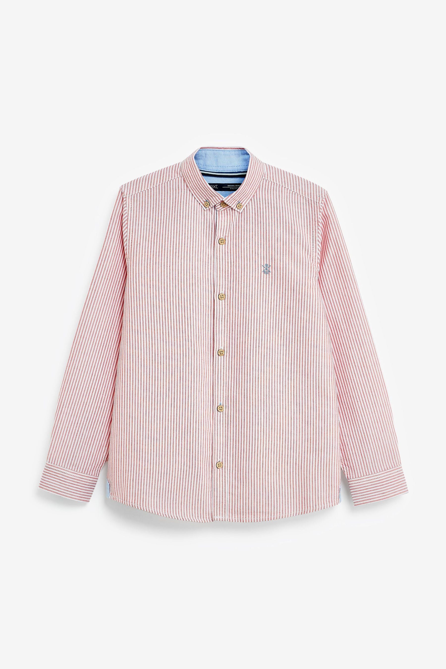 Red Stripe Long Sleeve Shirt (3-16yrs)