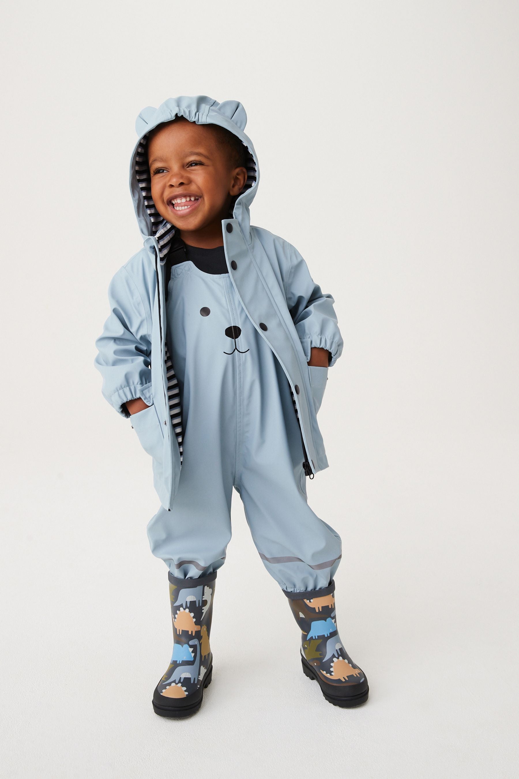 Blue Shower Resistant Lightweight Jacket (3mths-7yrs)