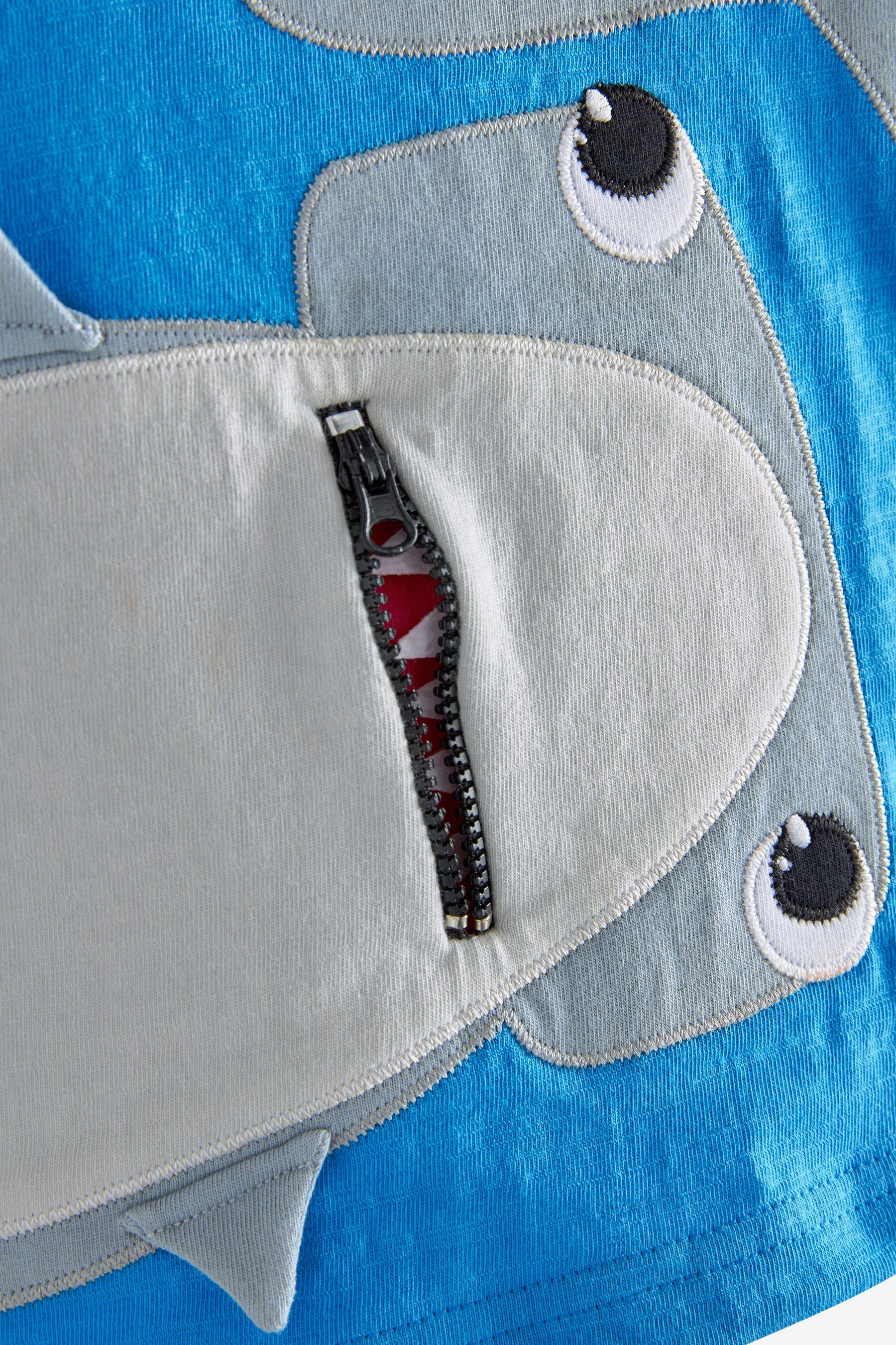 Blue Shark Character T-Shirt and Shorts Set (3mths-7yrs)