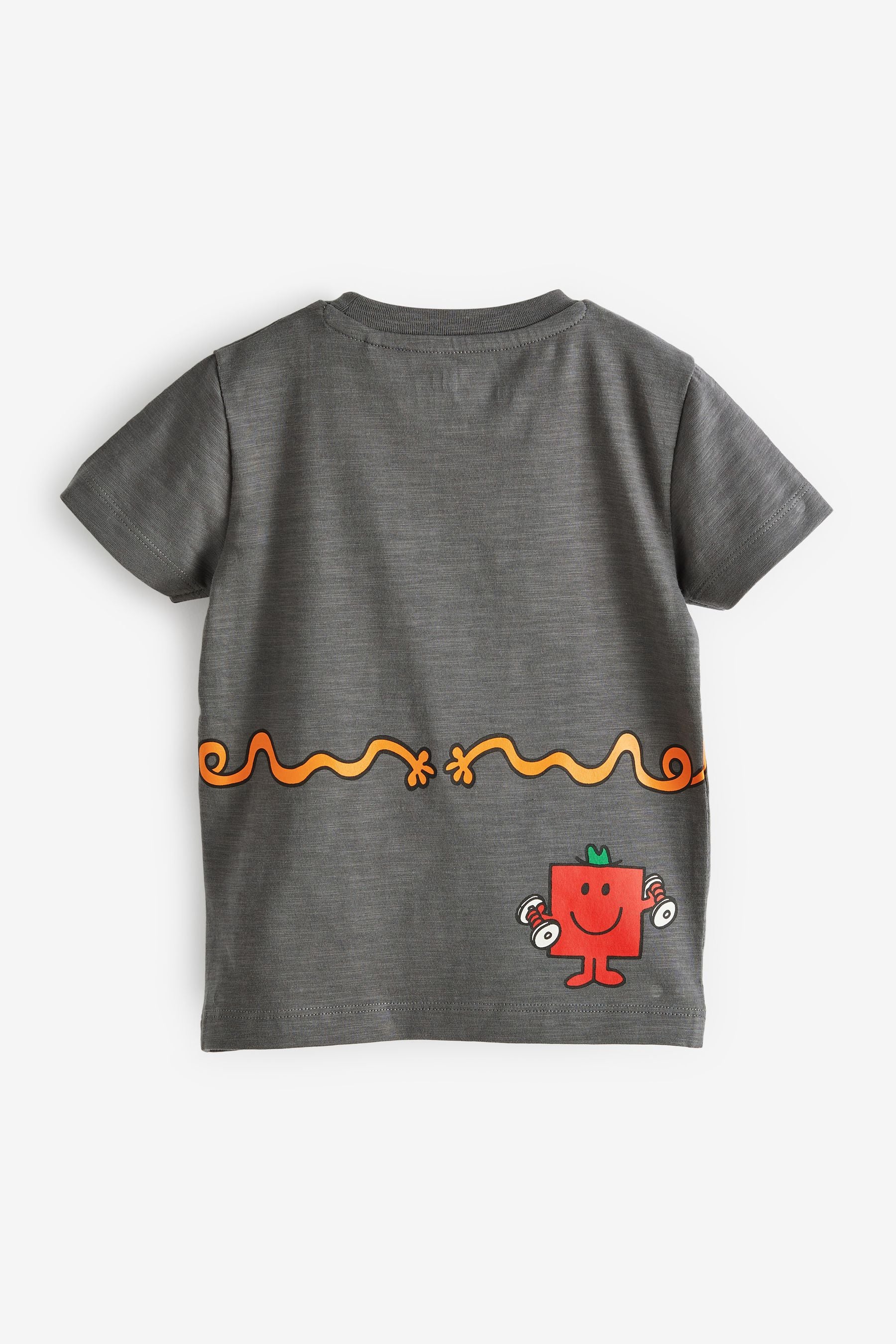 Charcoal Grey Mr Men Short Sleeve T-Shirt (3mths-8yrs)