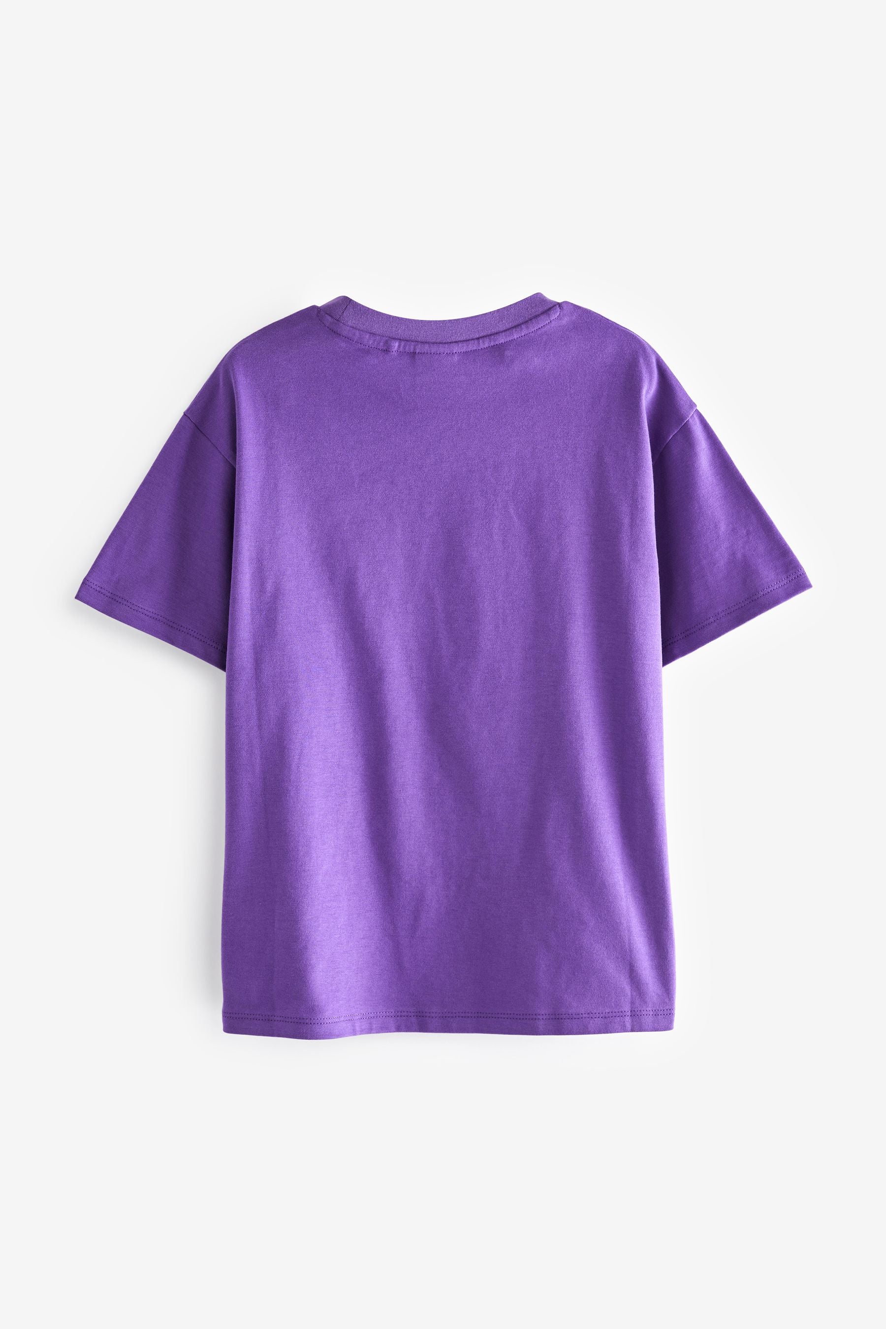 Purple E.T. Glitter Rainbow Short Sleeve License T-Shirt (3-16yrs)