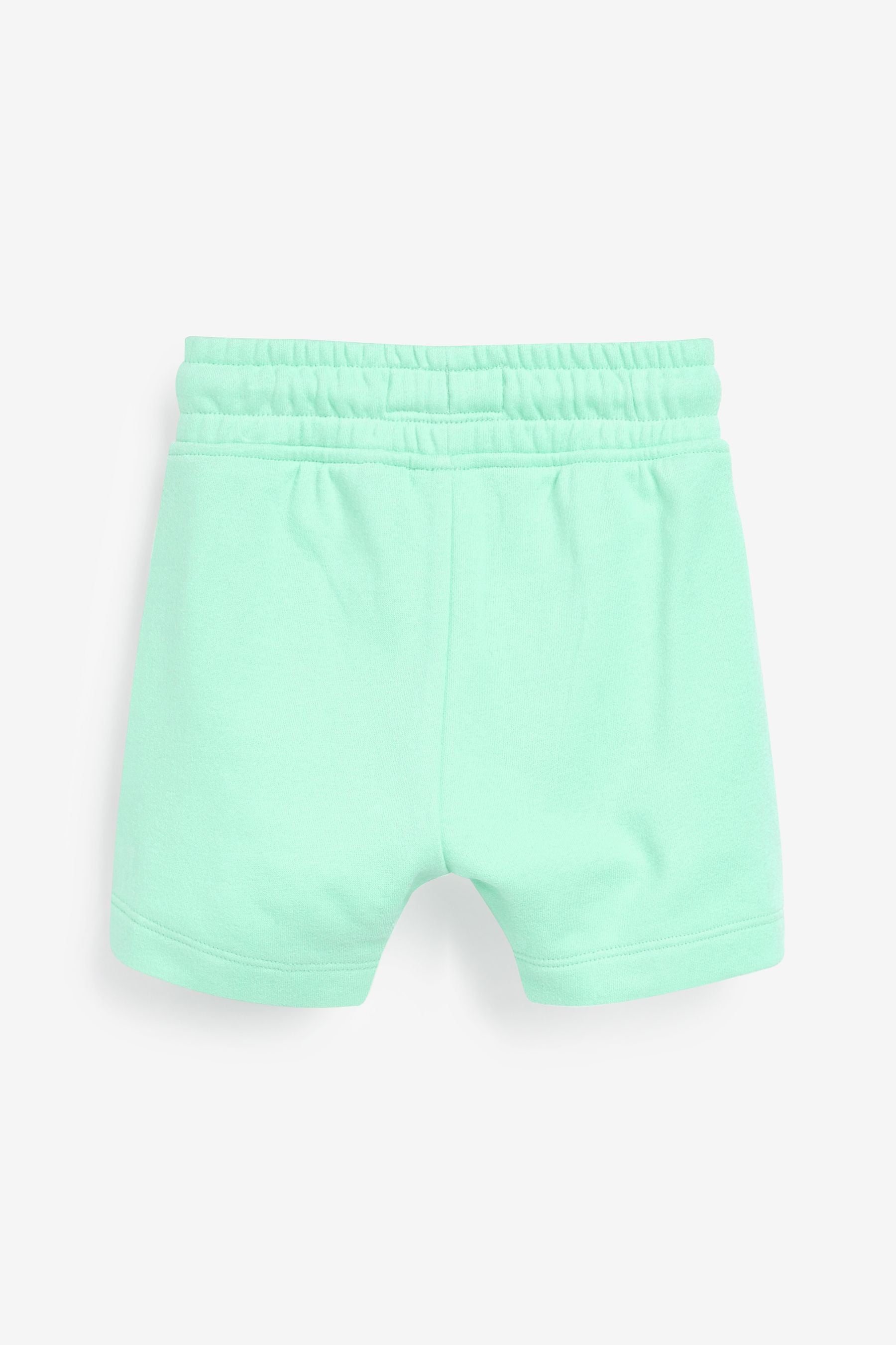 Mint Green Shorts Logo Zip Through Hoodie (3mths-7yrs)