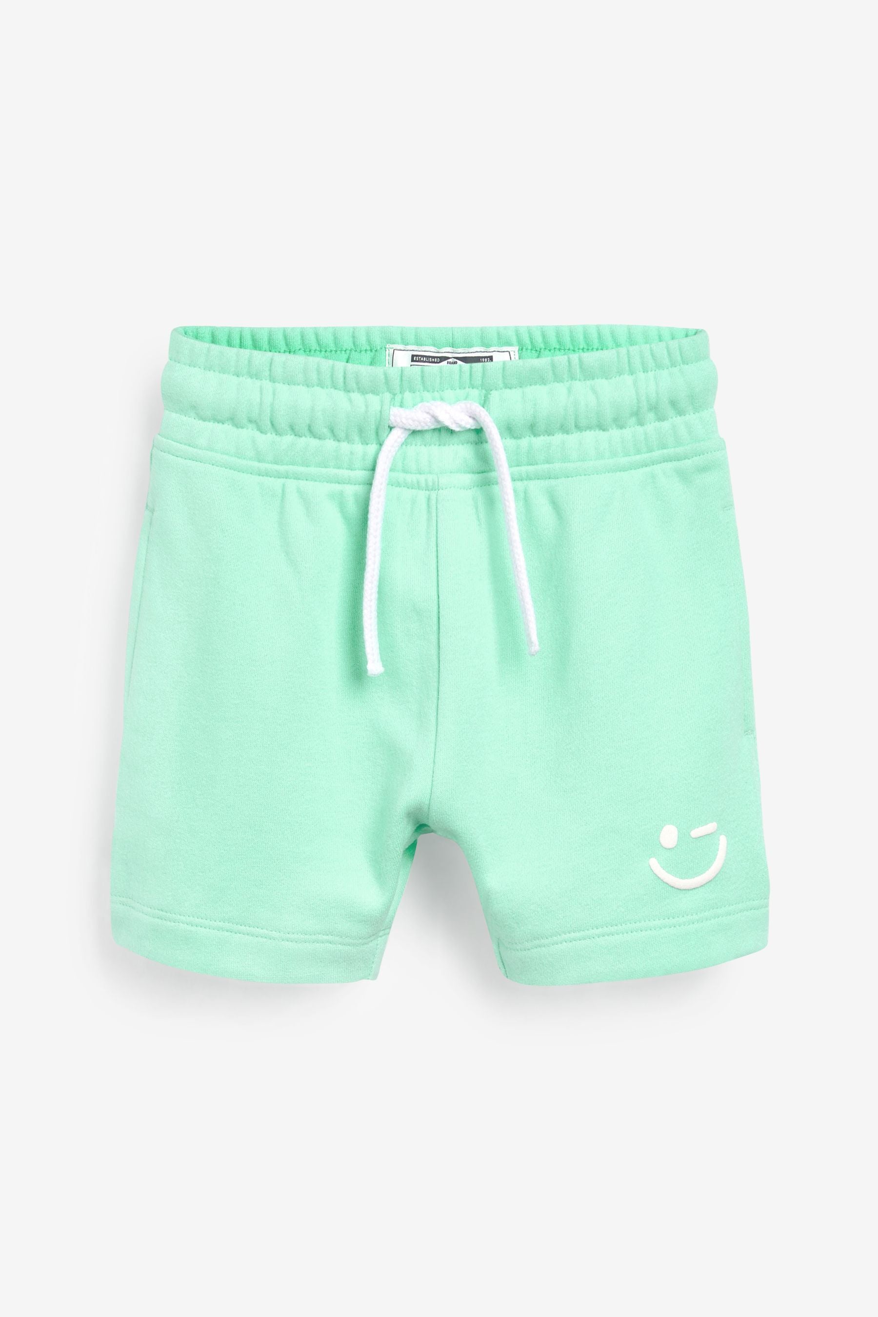 Mint Green Shorts Logo Zip Through Hoodie (3mths-7yrs)