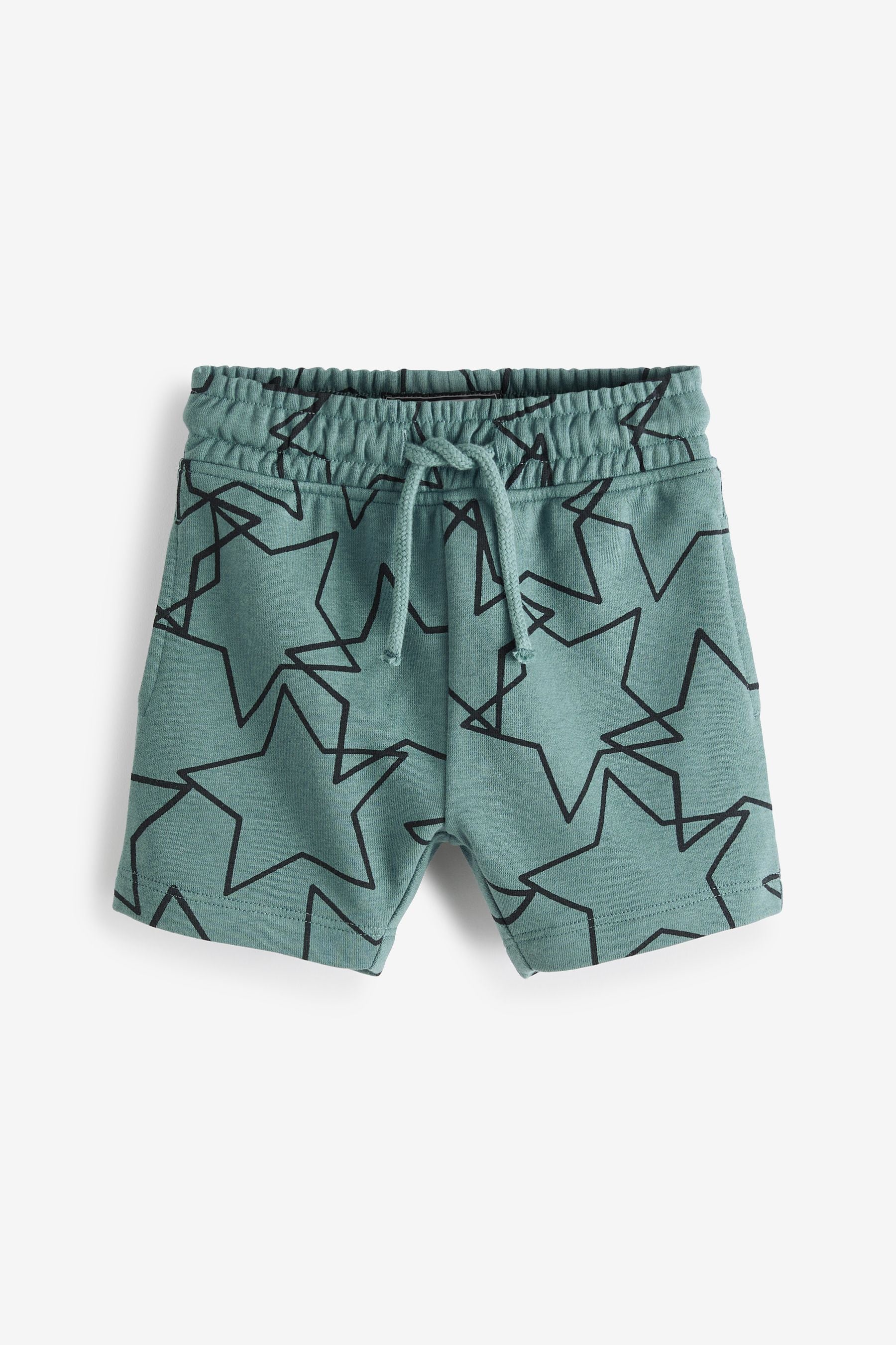 Teal Blue Croc/Star 3 Pack Character Jersey Shorts (3mths-7yrs)