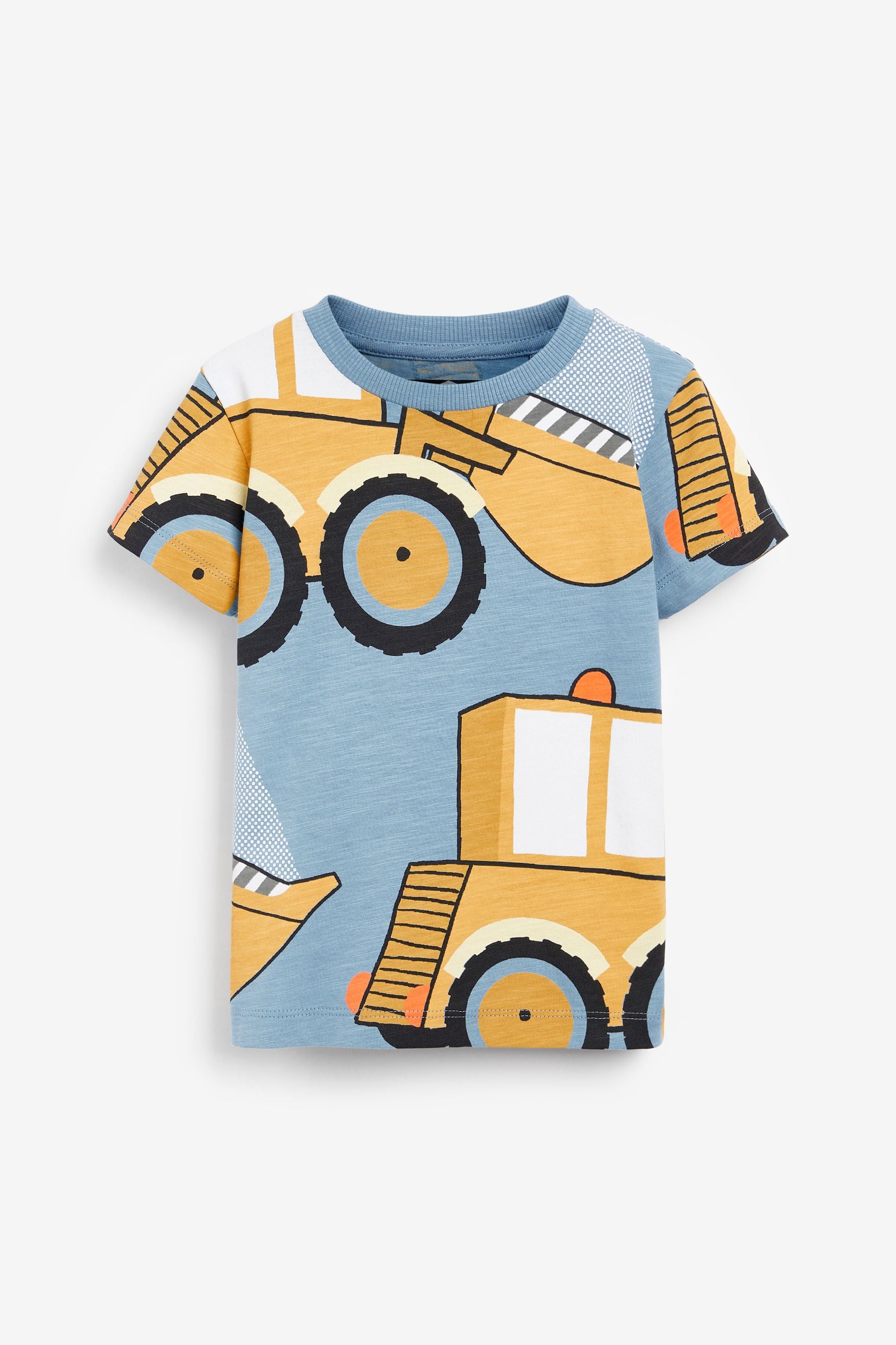 Blue Digger All-Over Printed T-Shirt (3mths-7yrs)