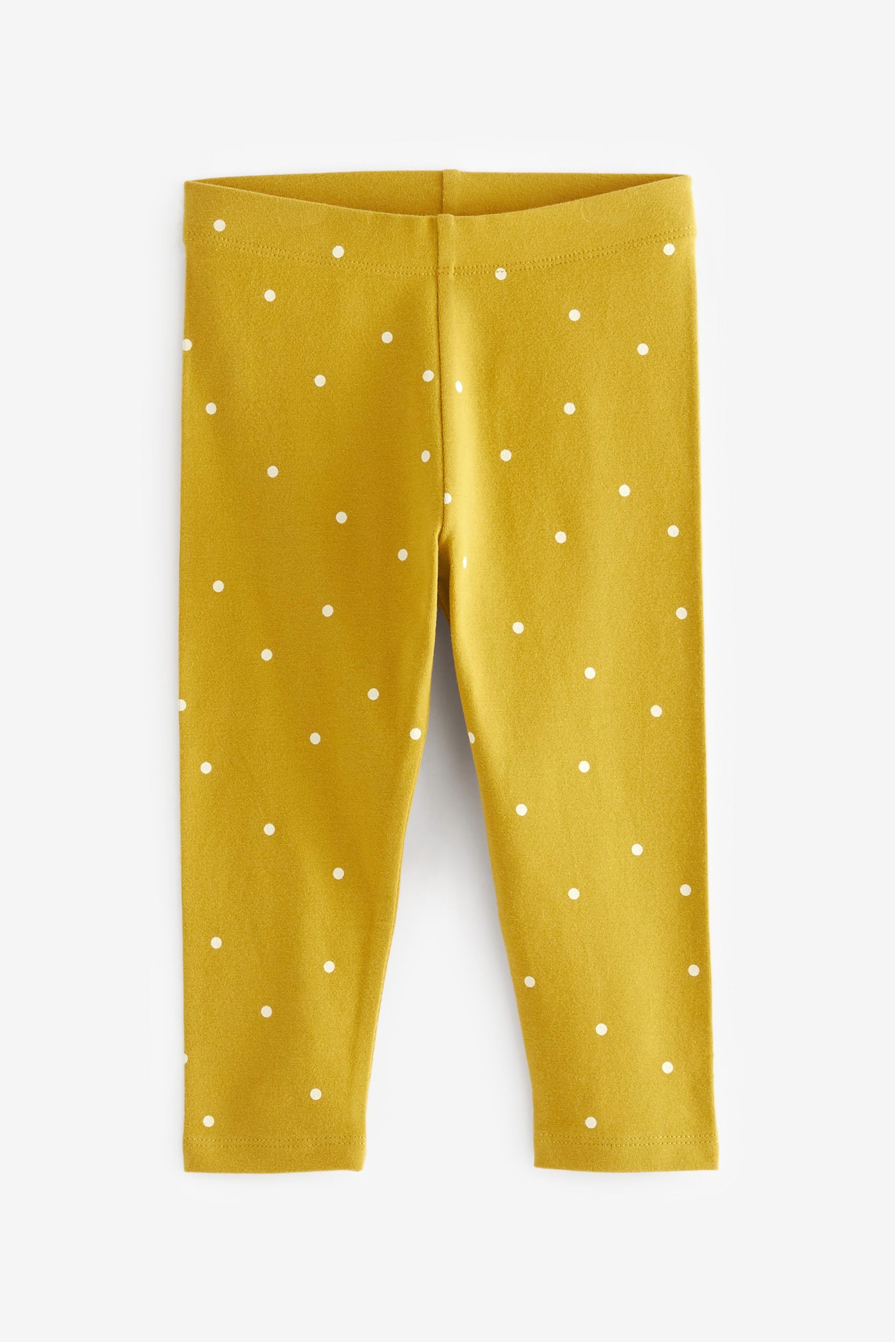 Citrine Yellow Spot Leggings (3mths-7yrs)