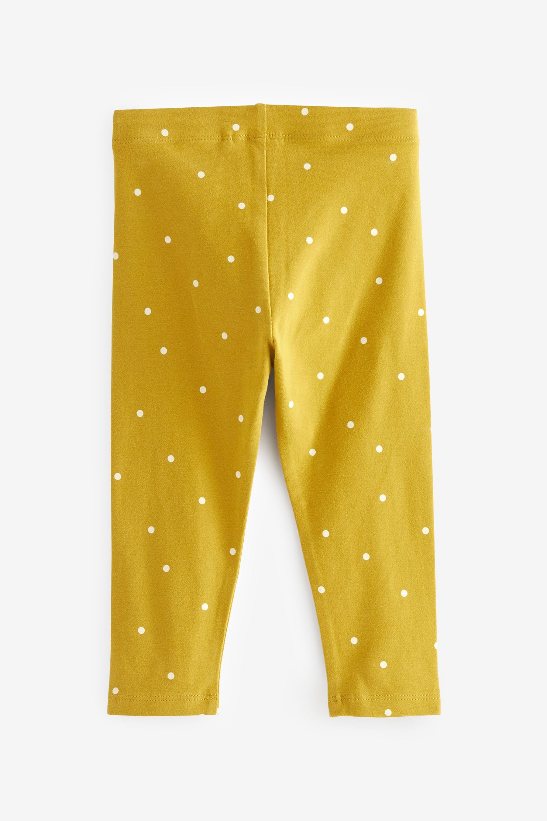 Citrine Yellow Spot Leggings (3mths-7yrs)