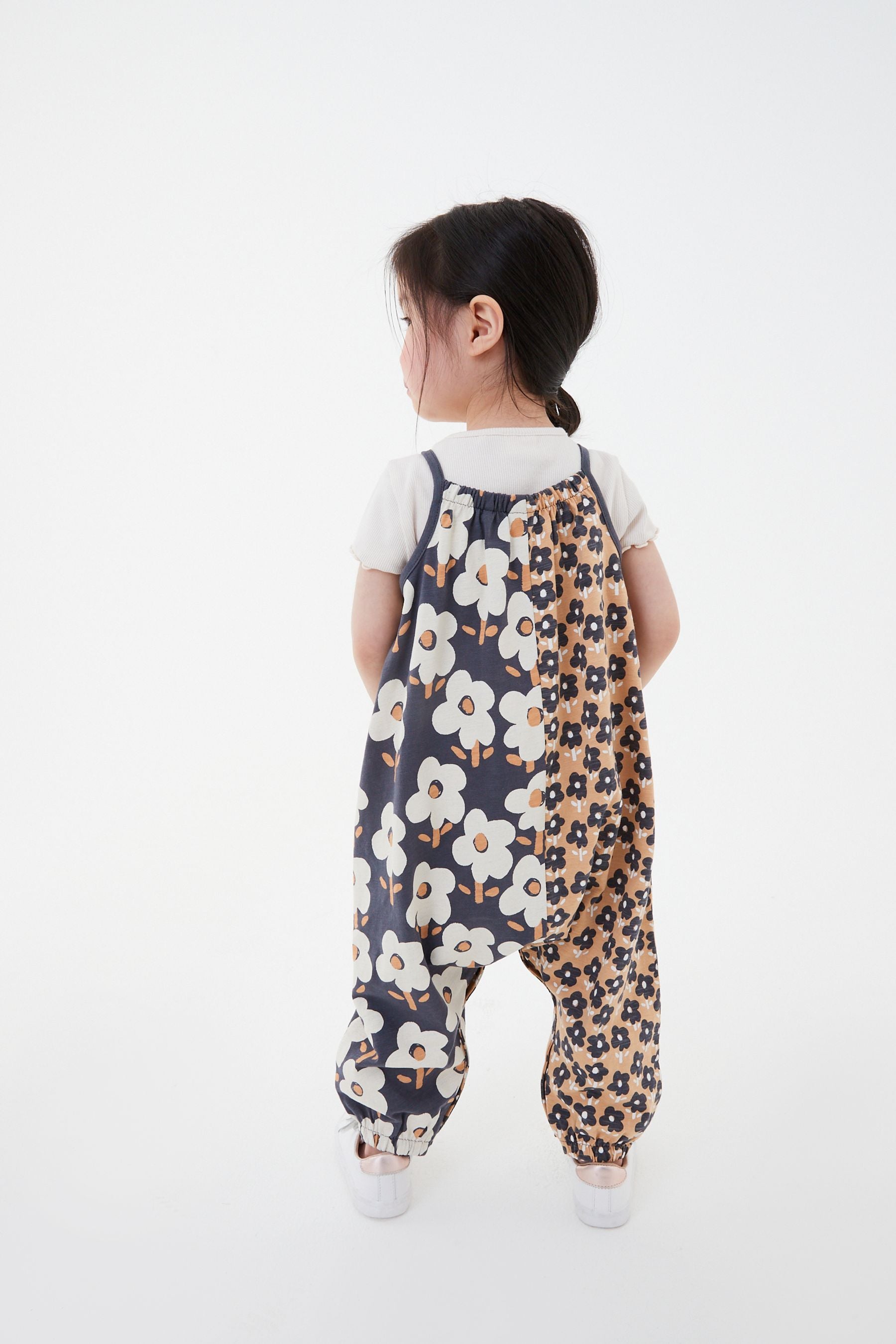 Black Floral T-Shirt & Jumpsuit (3mths-7yrs)