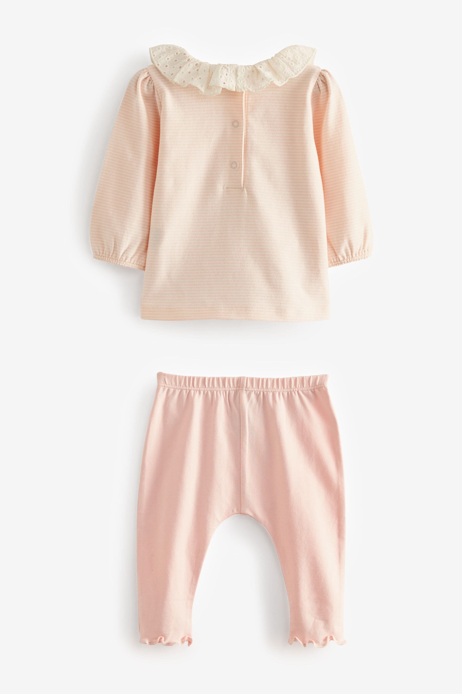 Pink Bunny Baby T-Shirt And Leggings 2 Piece Set