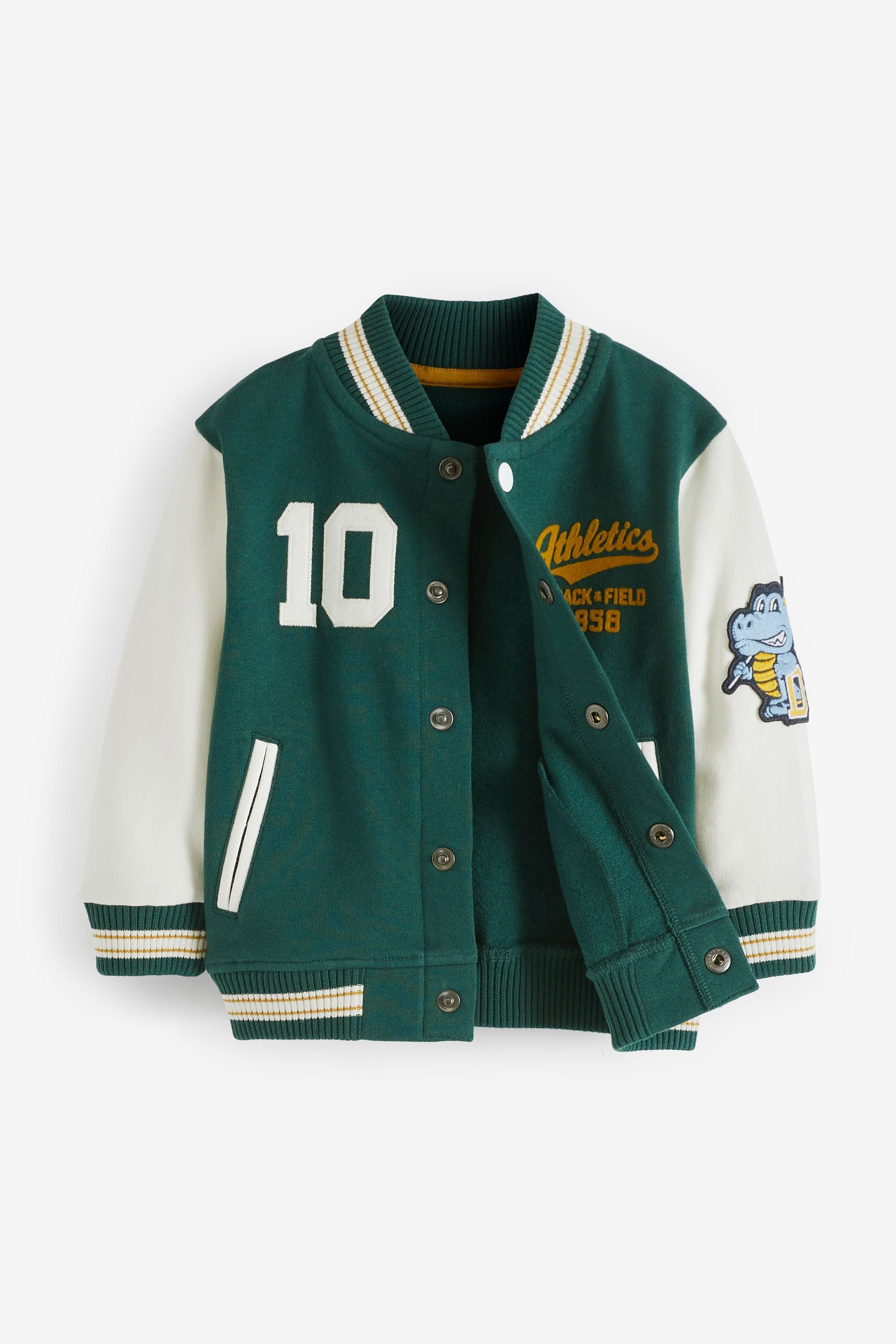 Green Varsity Jacket (3mths-7yrs)