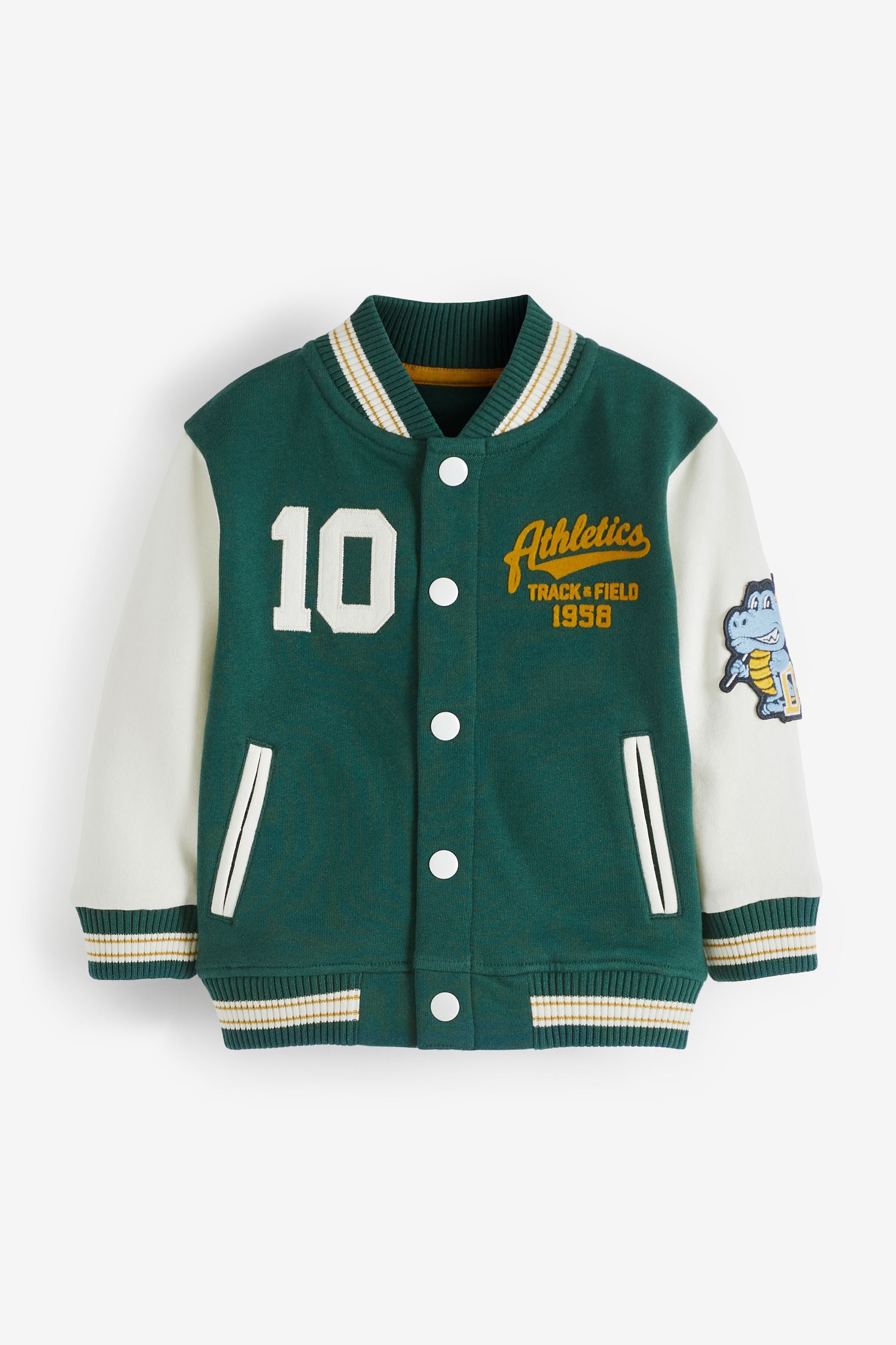 Green Varsity Jacket (3mths-7yrs)