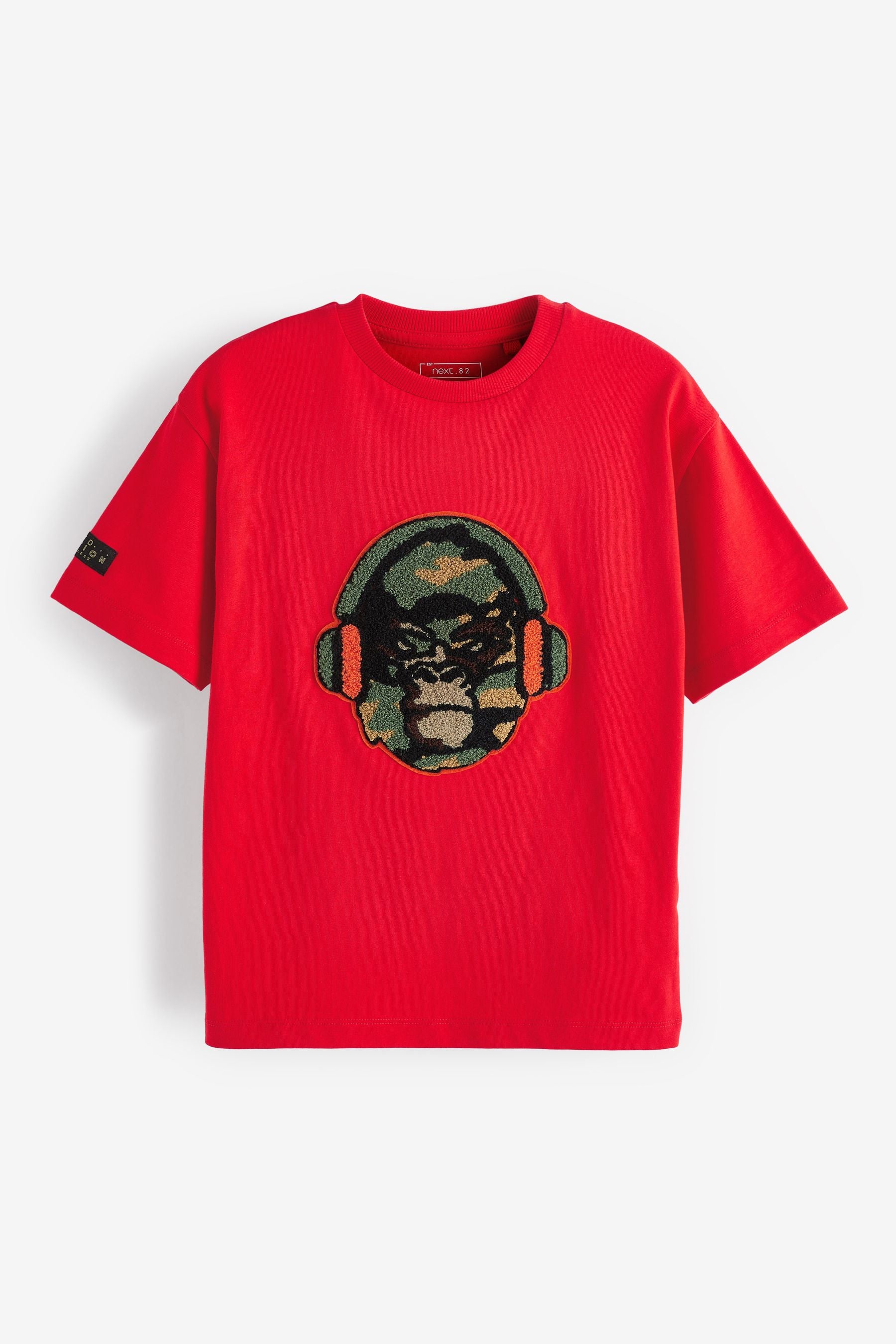 Red Gorilla Boucl Graphic Short Sleeve T-Shirt (3-16yrs)