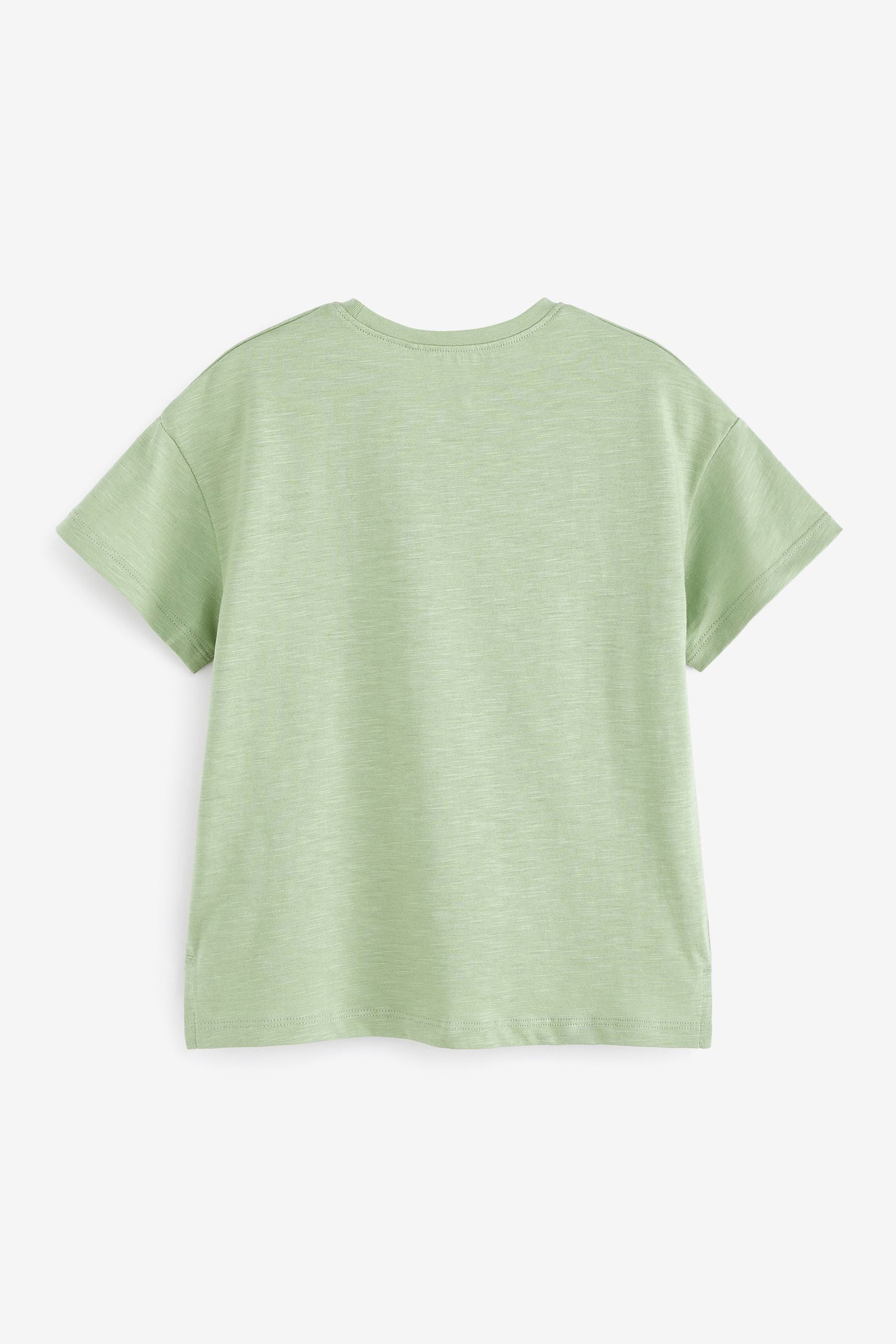 Khaki Green Longline T-Shirt (3mths-7yrs)