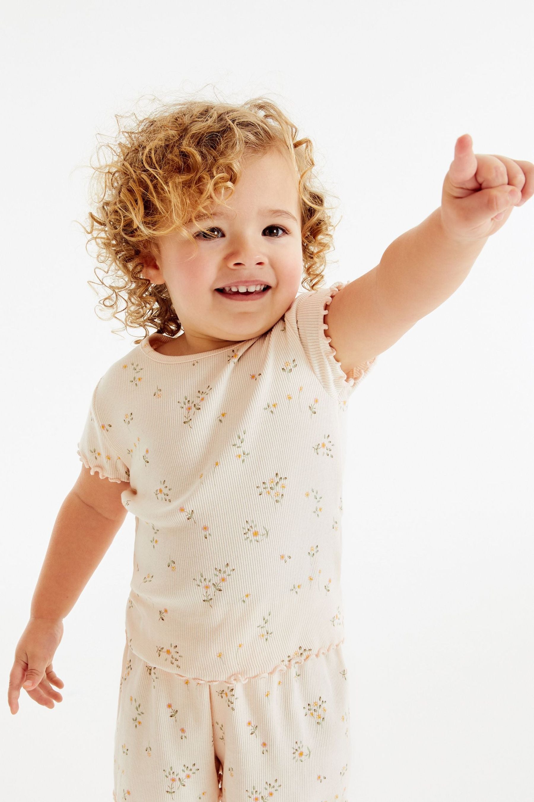 Neutral 3 Pack Rib Jersey Tops (3mths-7yrs)