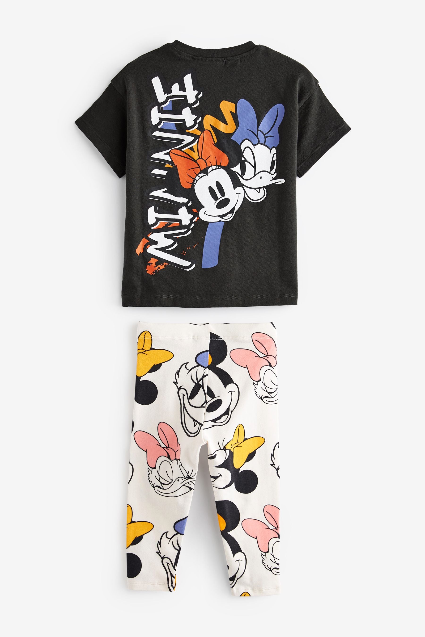 Charcoal Grey Disney Longline T-Shirt & Leggings Set (3mths-7yrs)