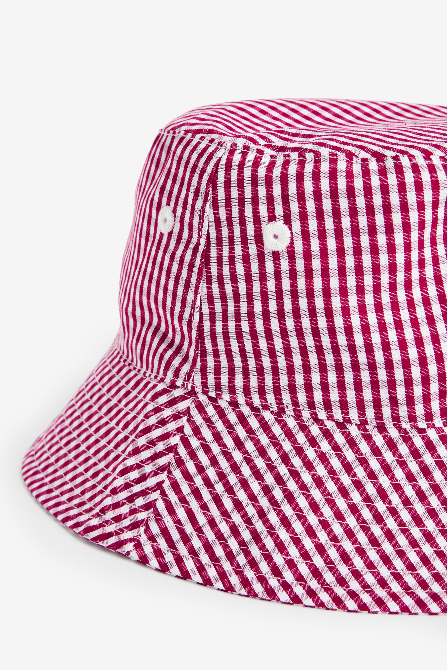 Red Gingham Bucket Hat (3-16yrs)