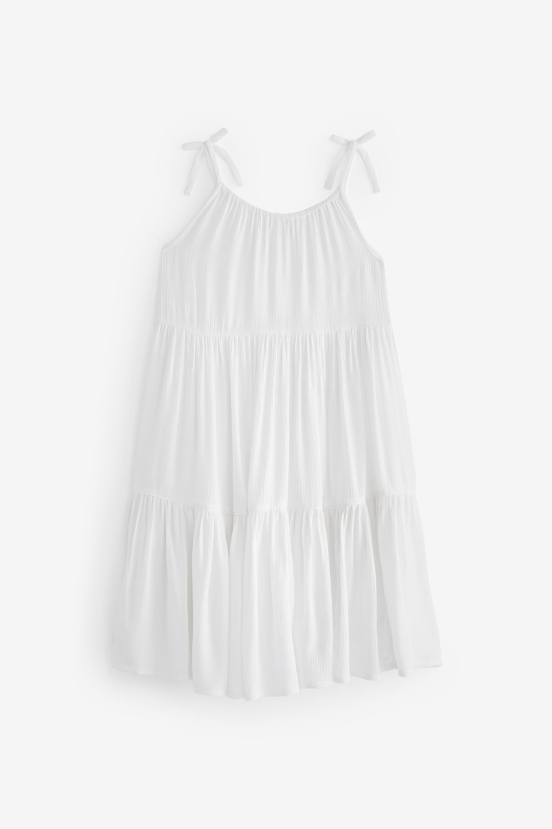 White Tiered Dress (3-16yrs)