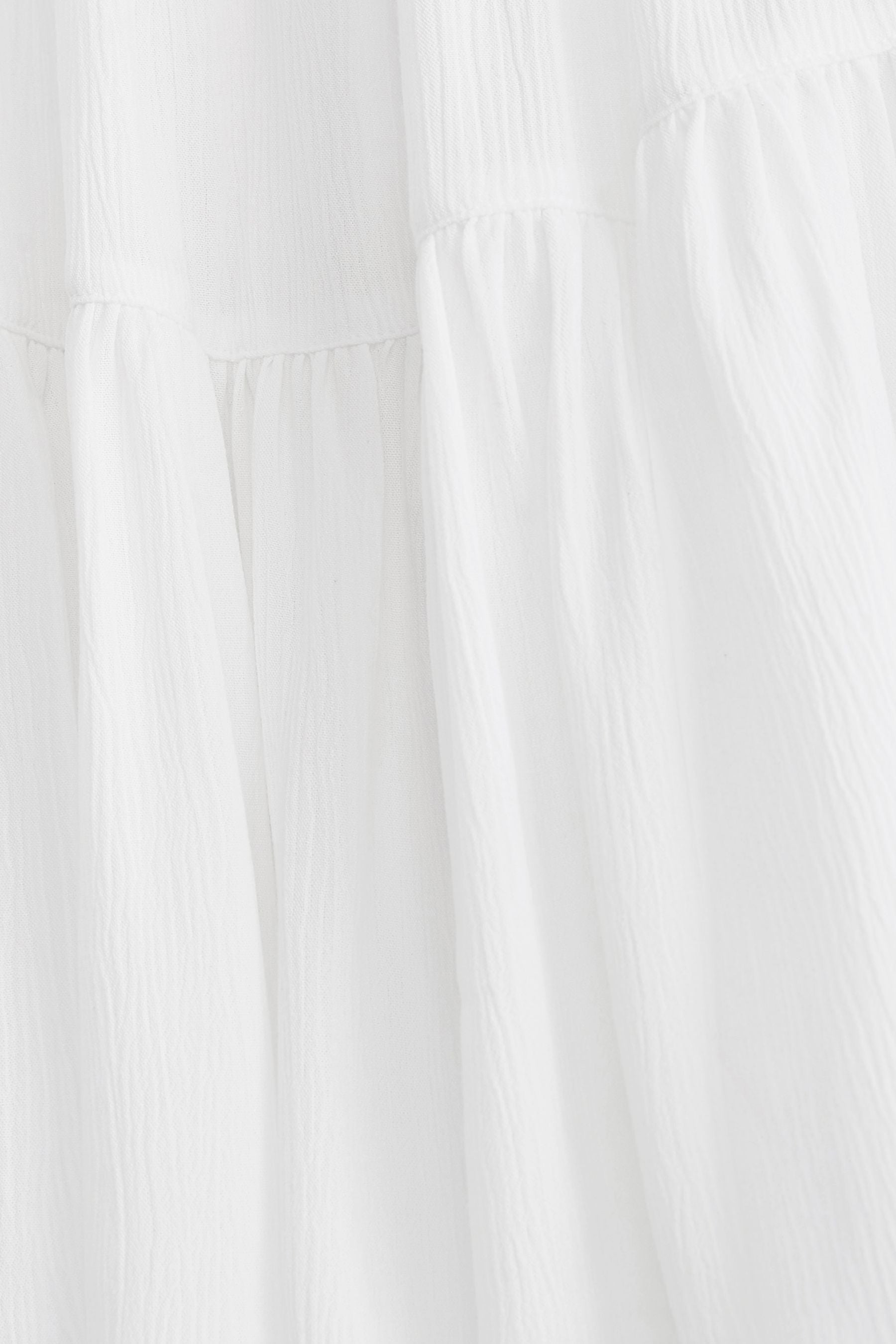 White Tiered Dress (3-16yrs)