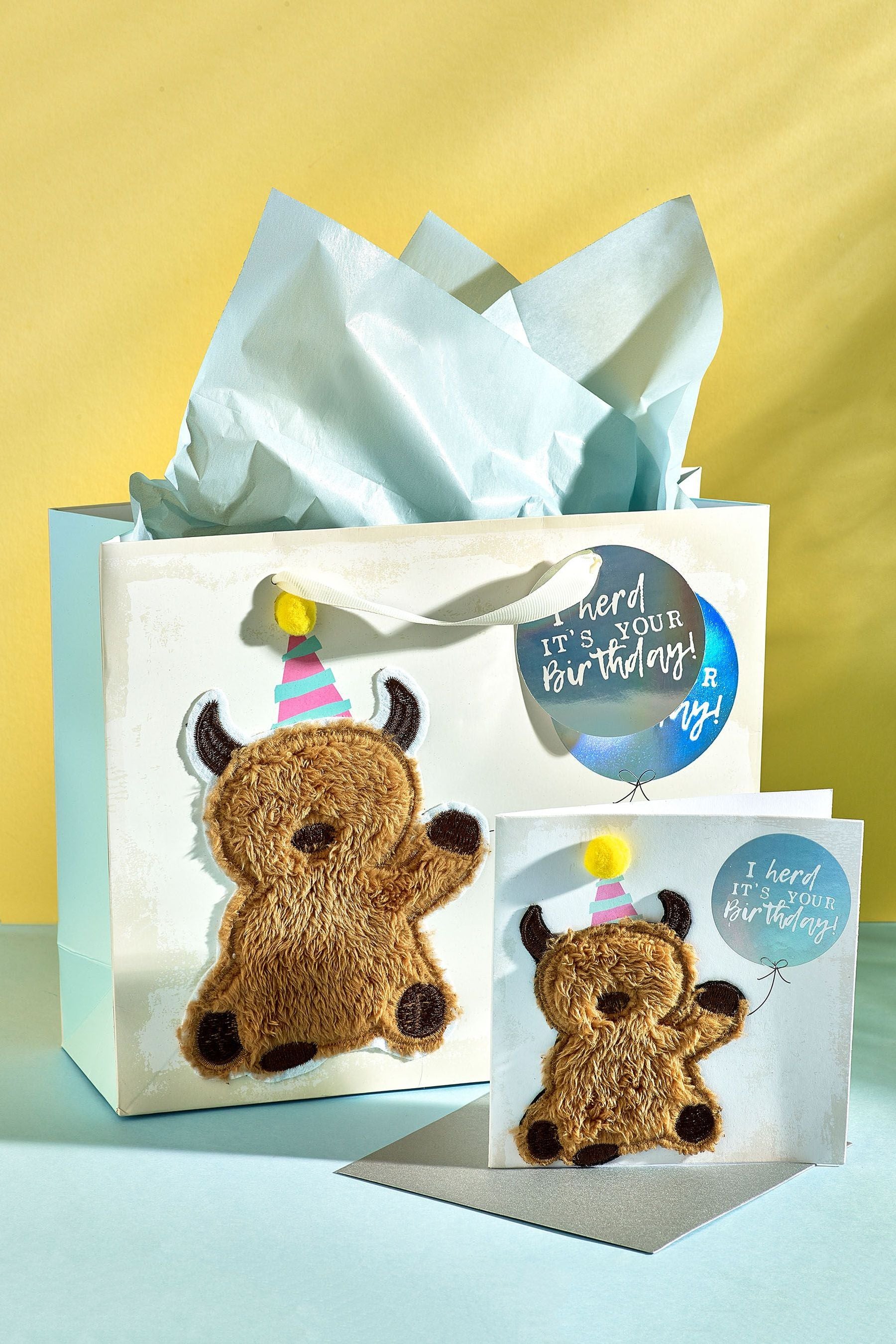 White Hamish Card and Gift Bag