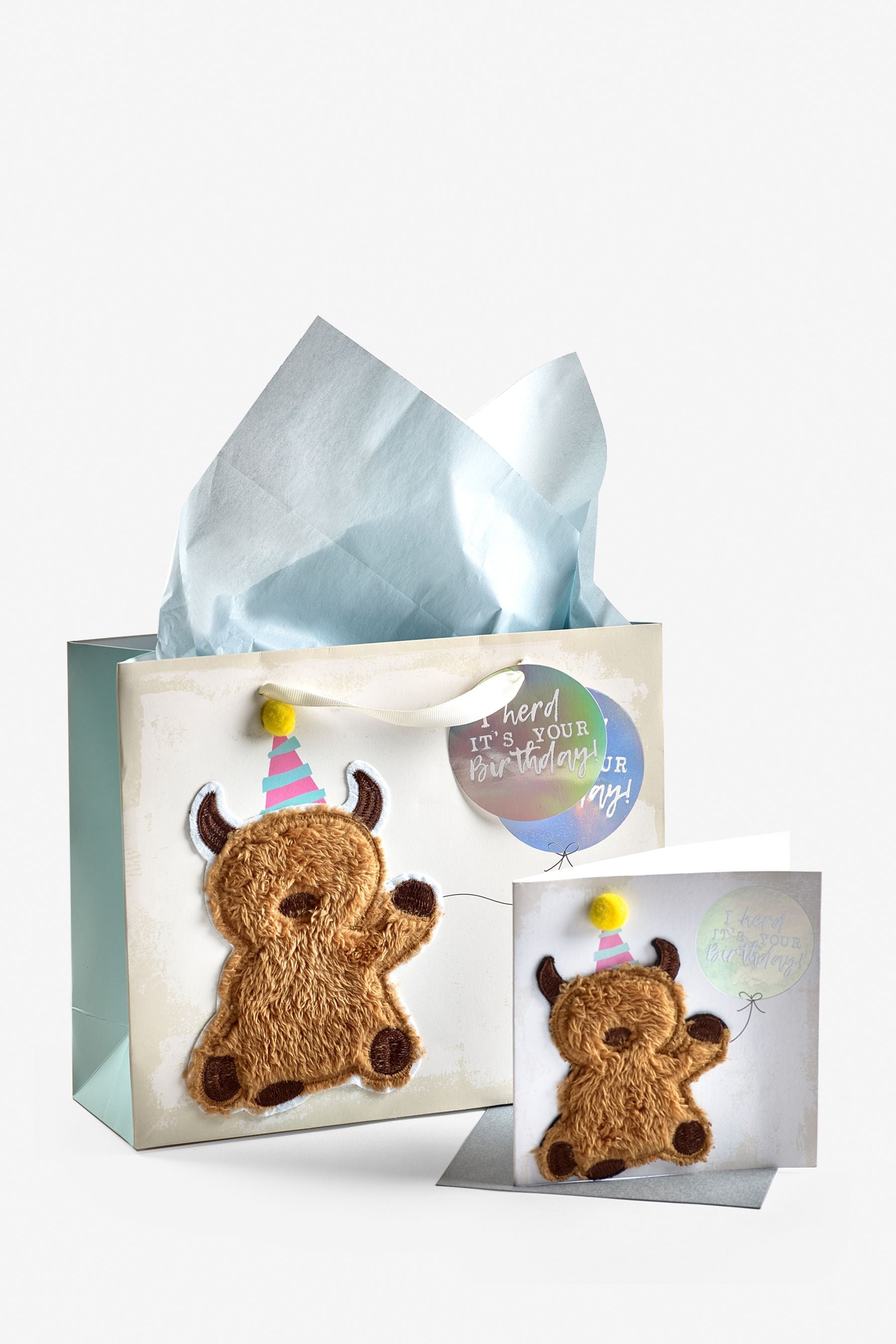 White Hamish Card and Gift Bag