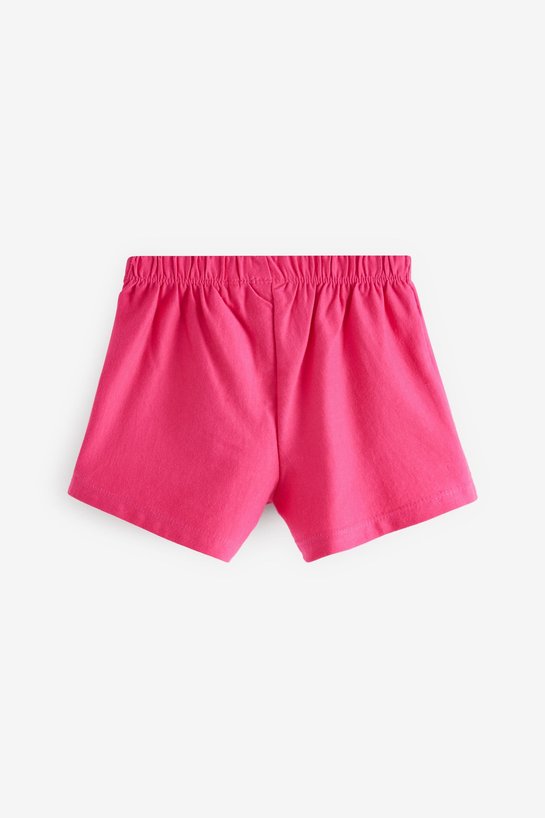 Pink/Blue/Green Jersey Broderie Shorts 3 Pack (3mths-8yrs)