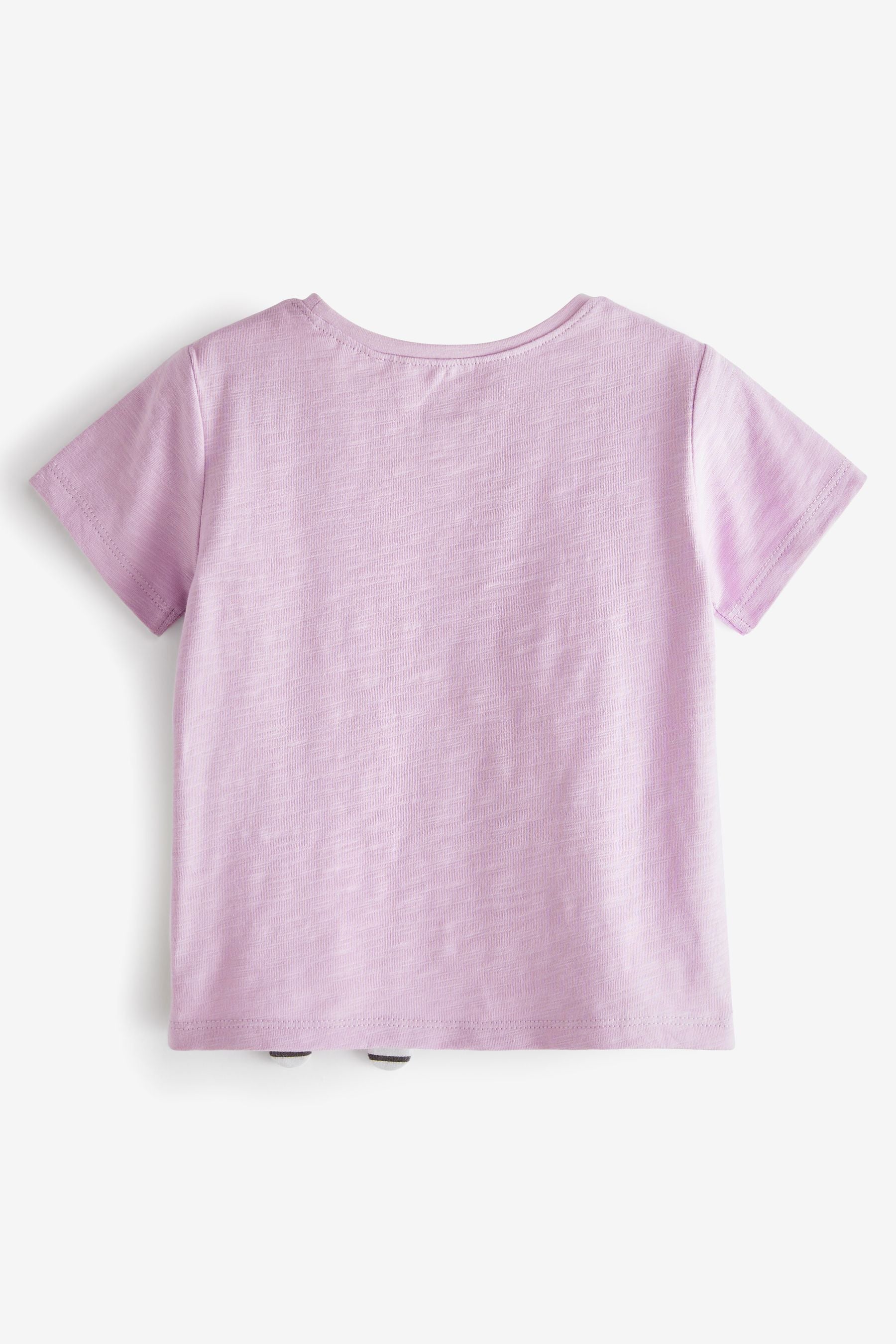 Lilac Purple Bee Appliqu T-Shirt (3mths-7