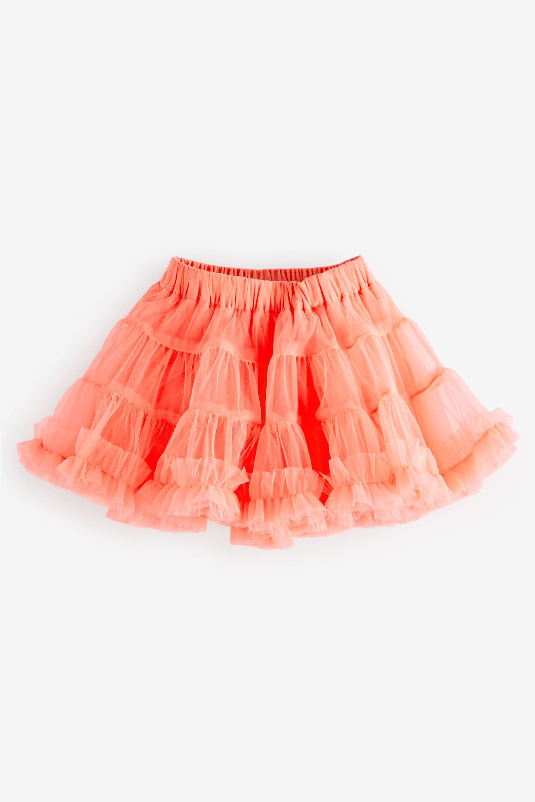 Fluro Pink Ruffle Tutu Skirt (3mths-7yrs)