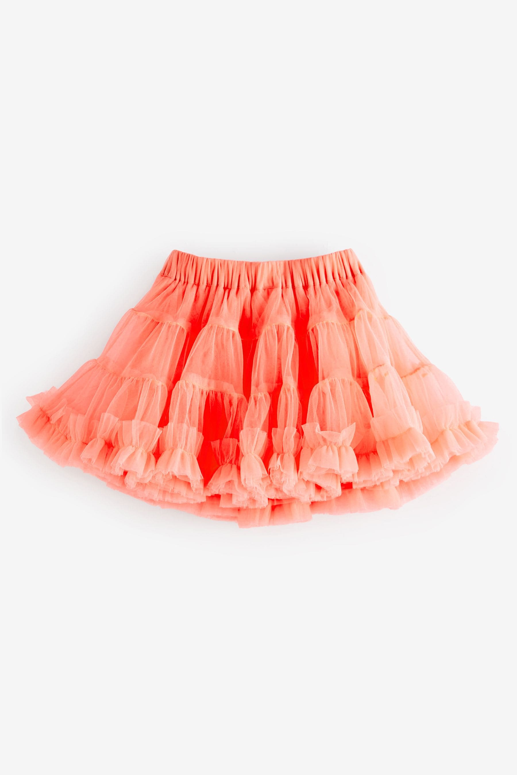 Fluro Pink Ruffle Tutu Skirt (3mths-7yrs)