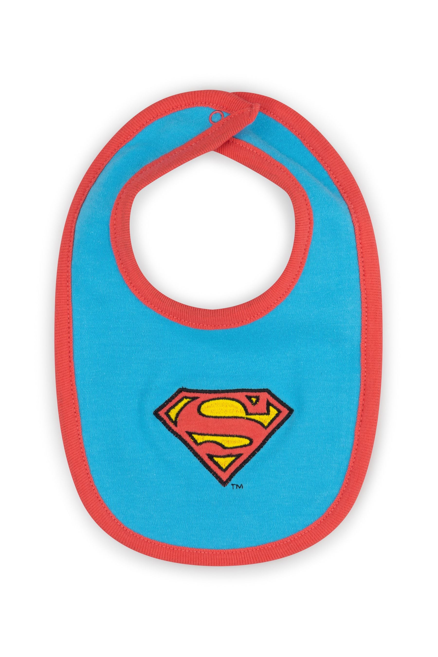 Superman White Sleepsuit, Bodysuit And Bib Set