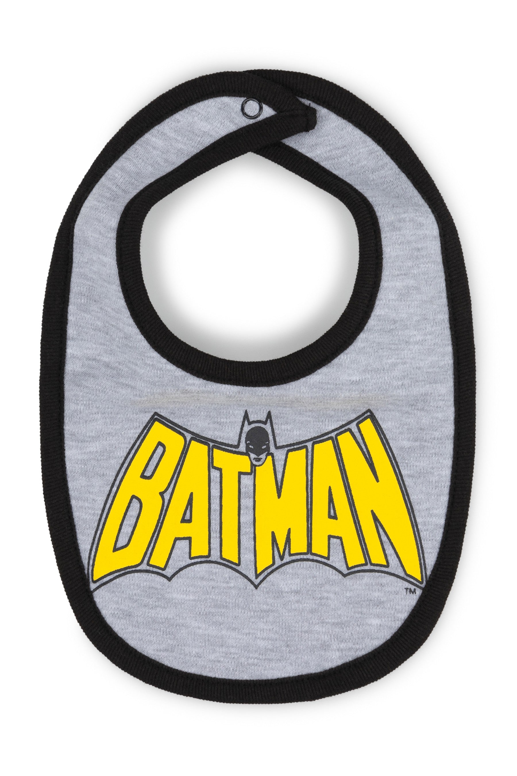 Batman Grey Sleepsuit, Bodysuit And Bib Set