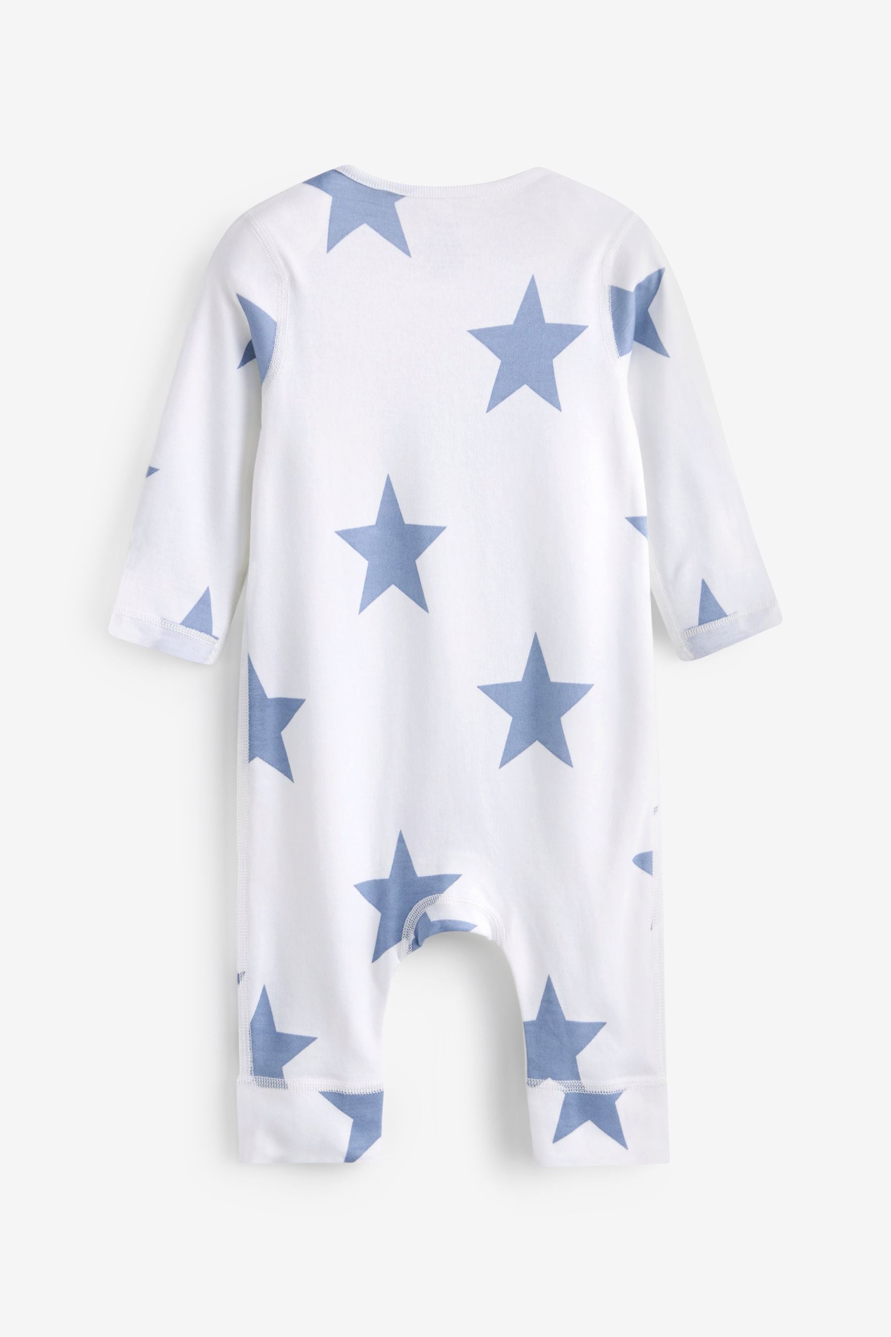 Blue Star Baby Kind To Skin Sleepsuits 2 Pack (0-2yrs)