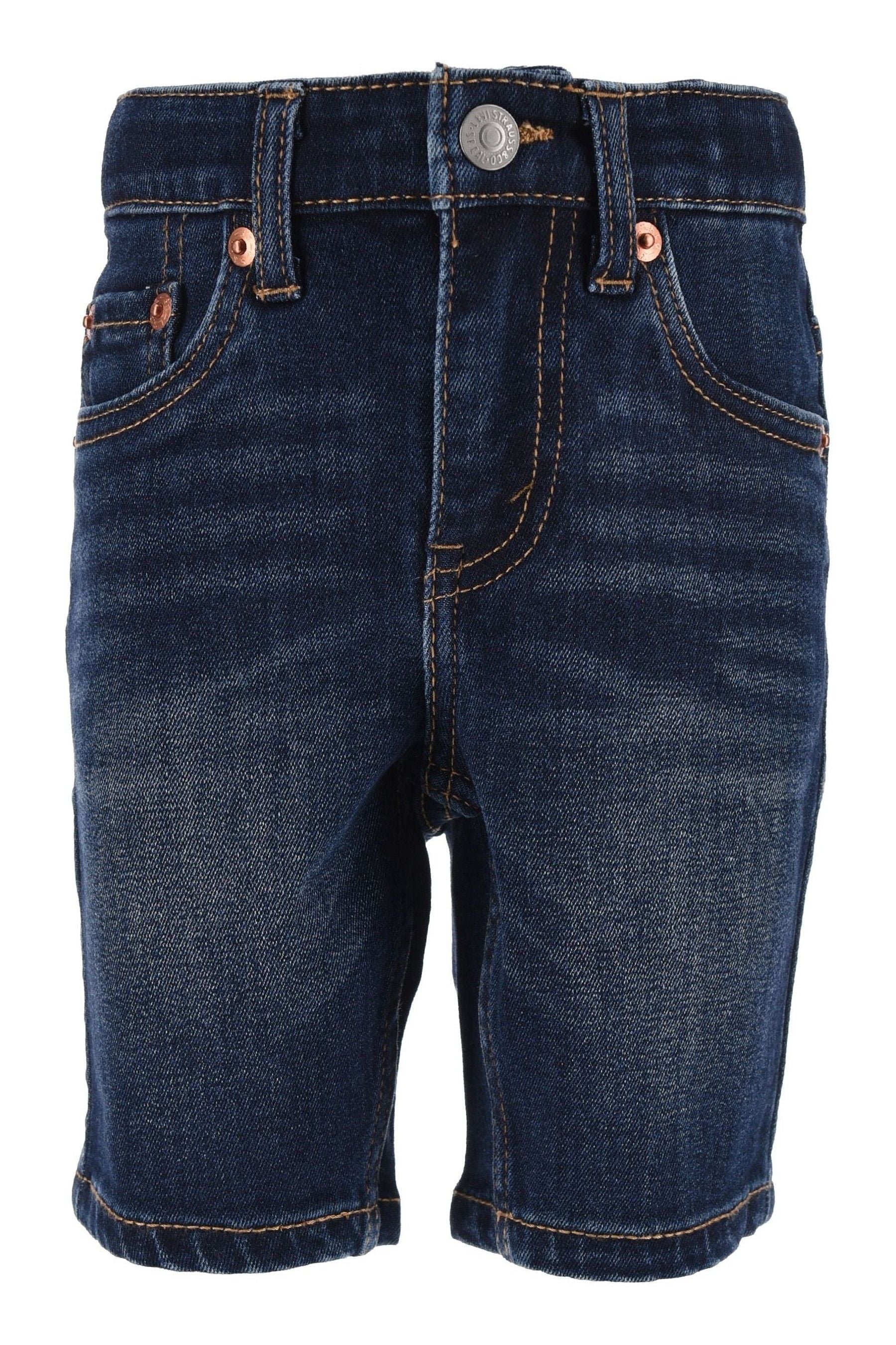 Dark Blue Levi's Slim Fit Eco Shorts