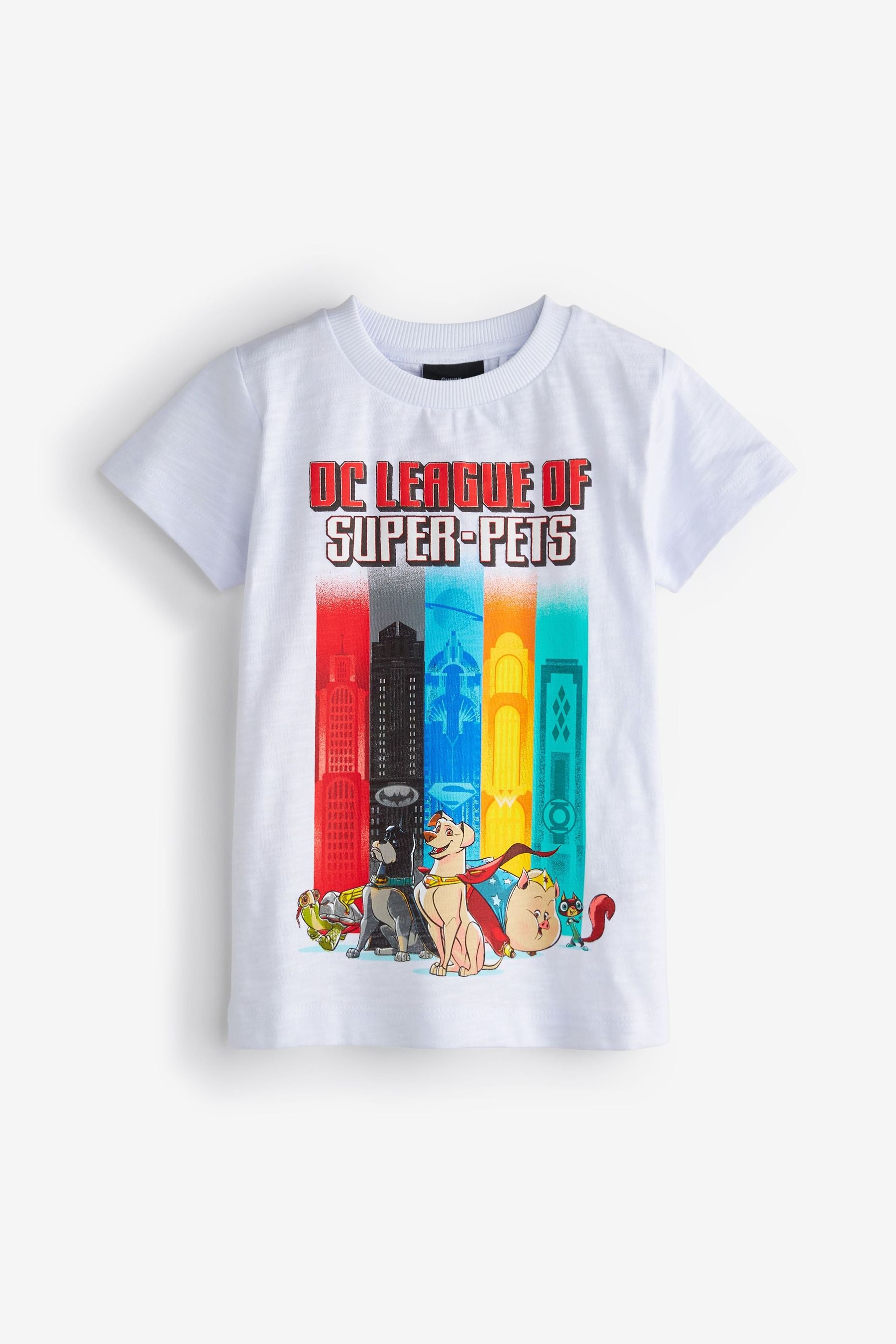 White Super Pets Short Sleeve T-Shirt (3mths-7yrs)