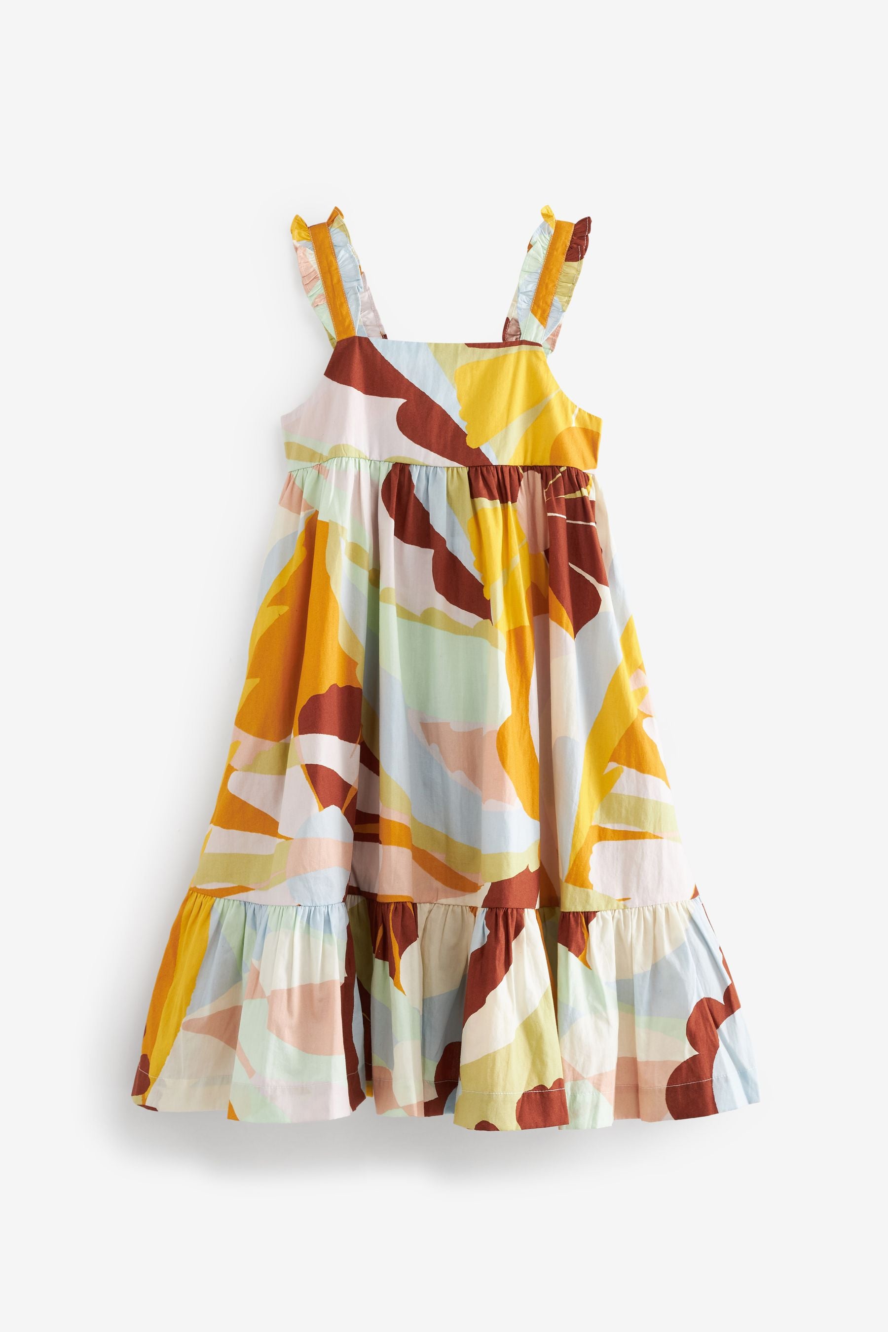 Retro Print Poplin Sundress (3-16yrs)