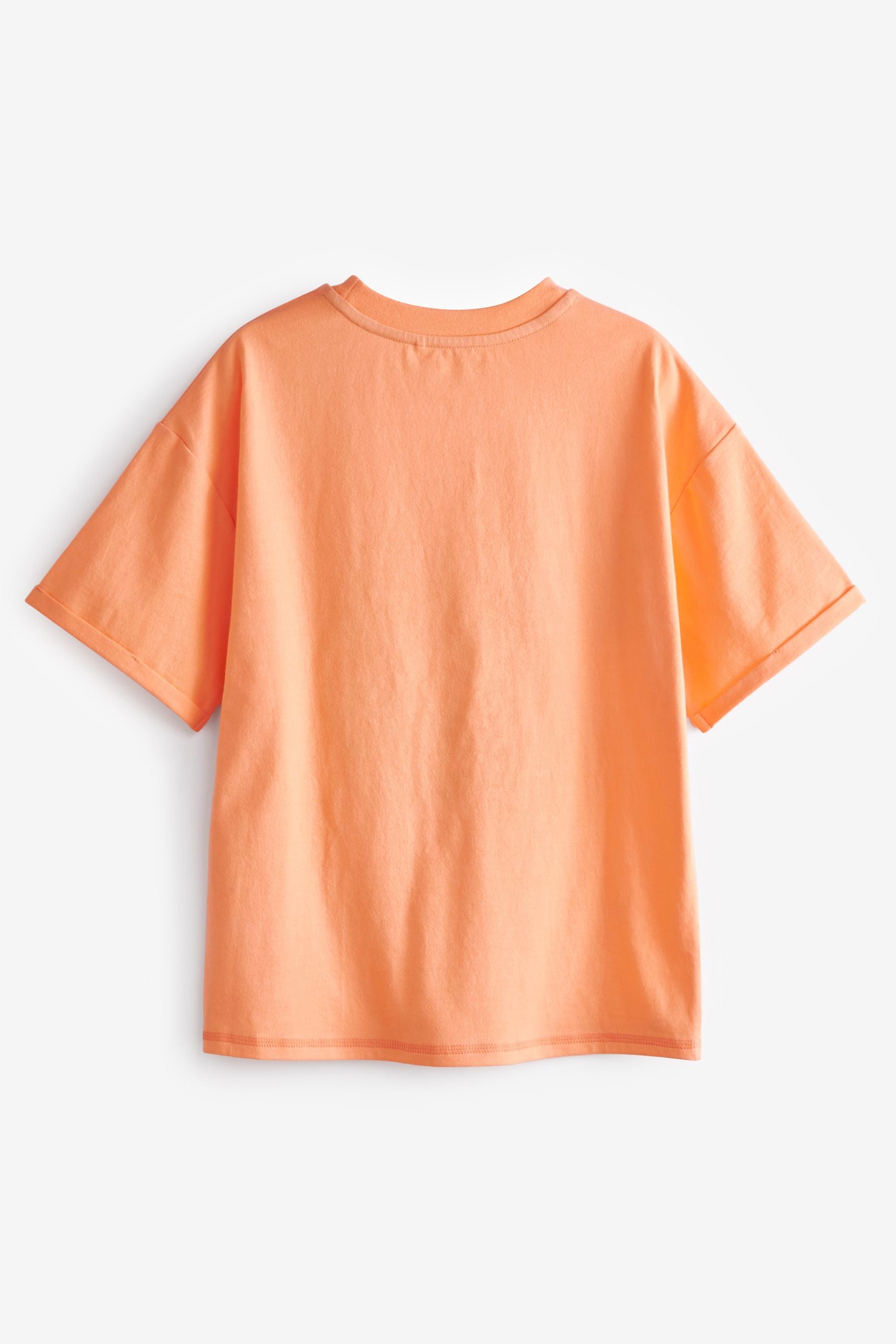 Orange Graphic Short Sleeve T-Shirt (3-16yrs)