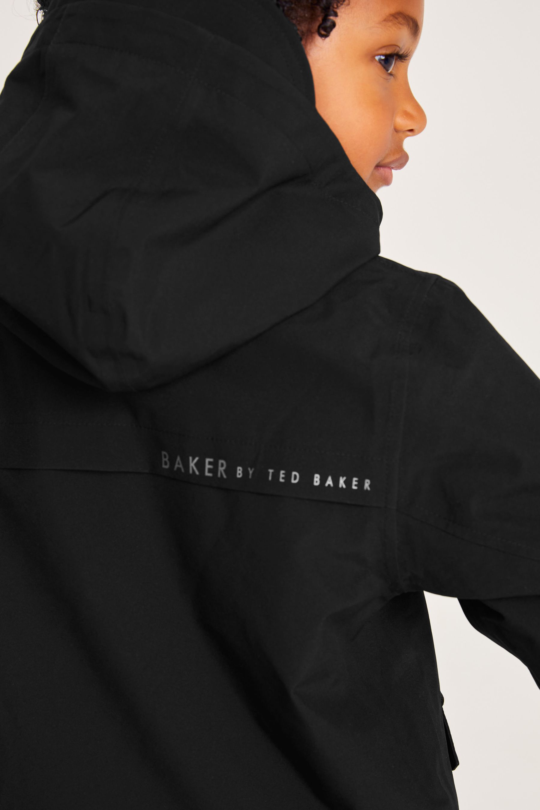 Baker by Ted Baker Black Waterproof Jacket