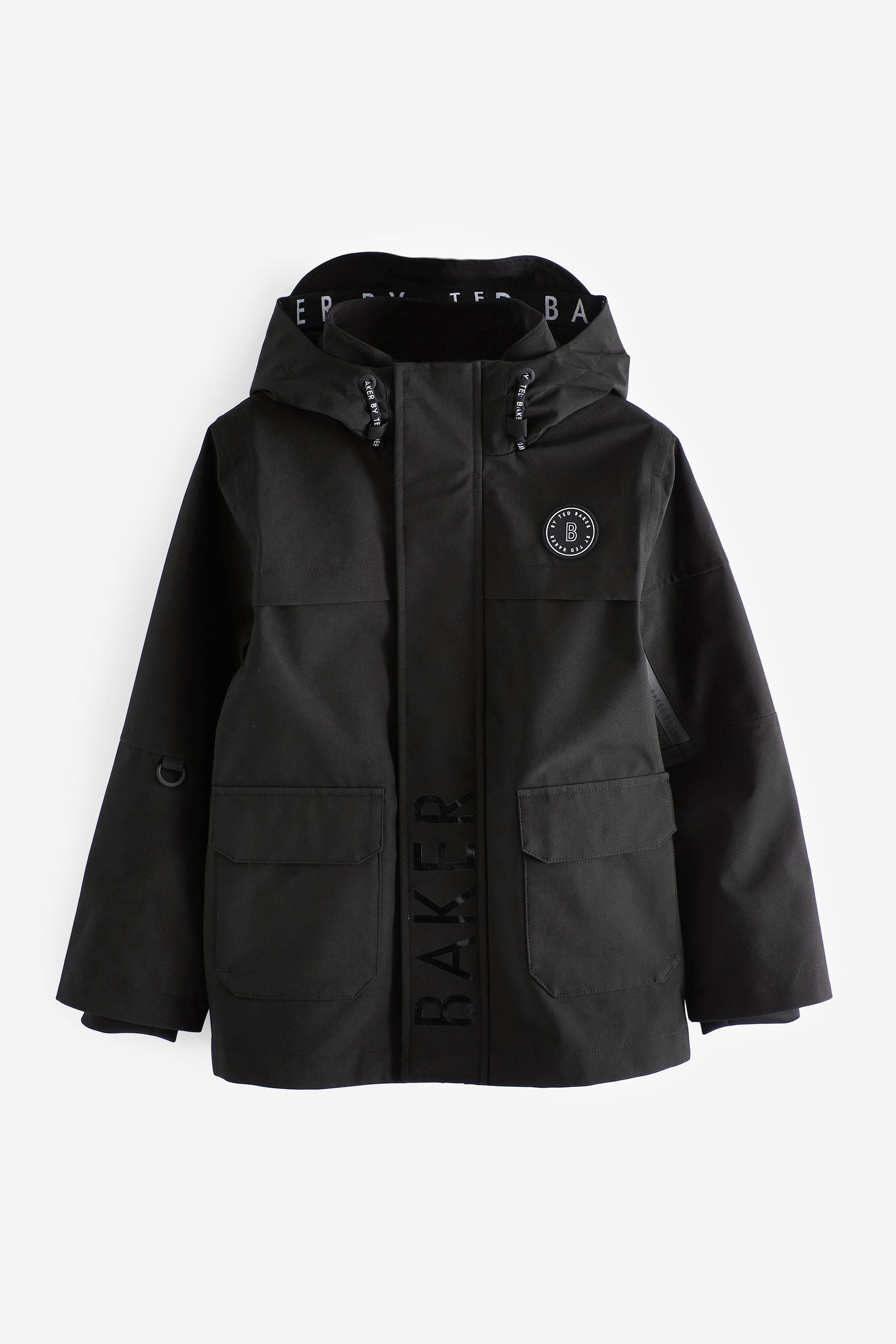 Baker by Ted Baker Black Waterproof Jacket