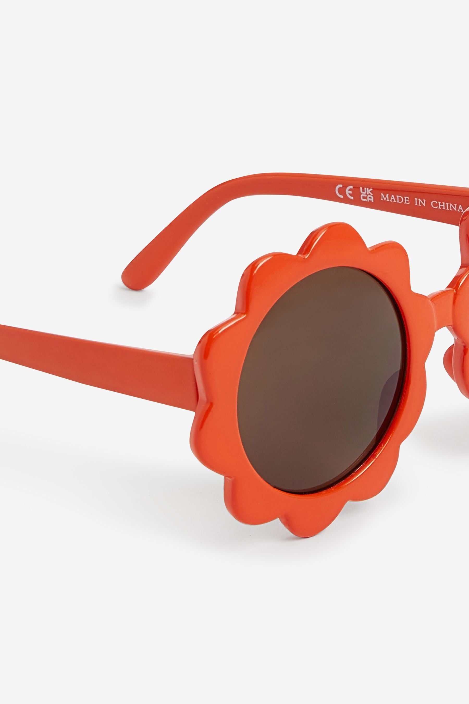 Orange Flower Sunglasses