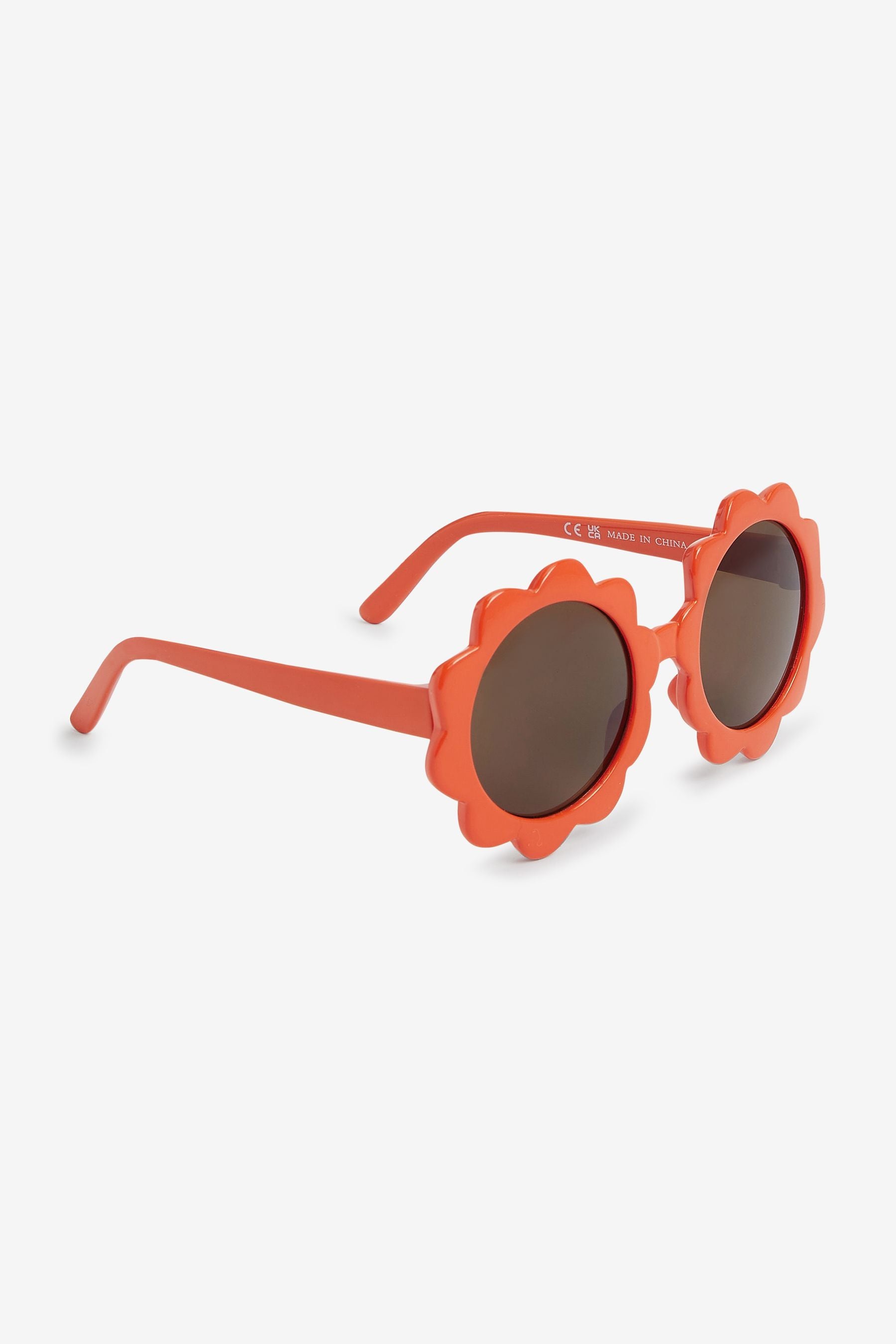 Orange Flower Sunglasses