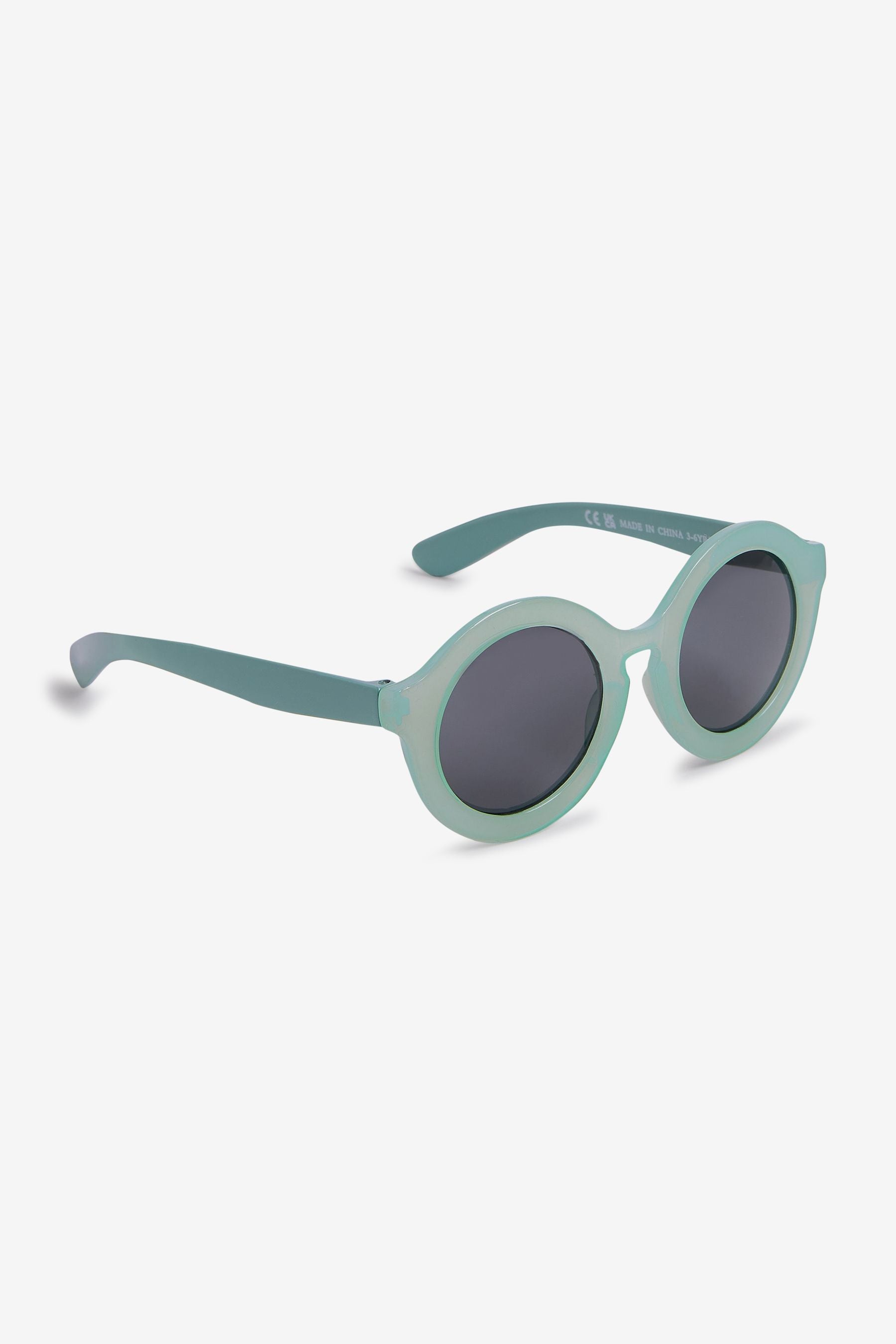 Mint Green Round Sunglasses