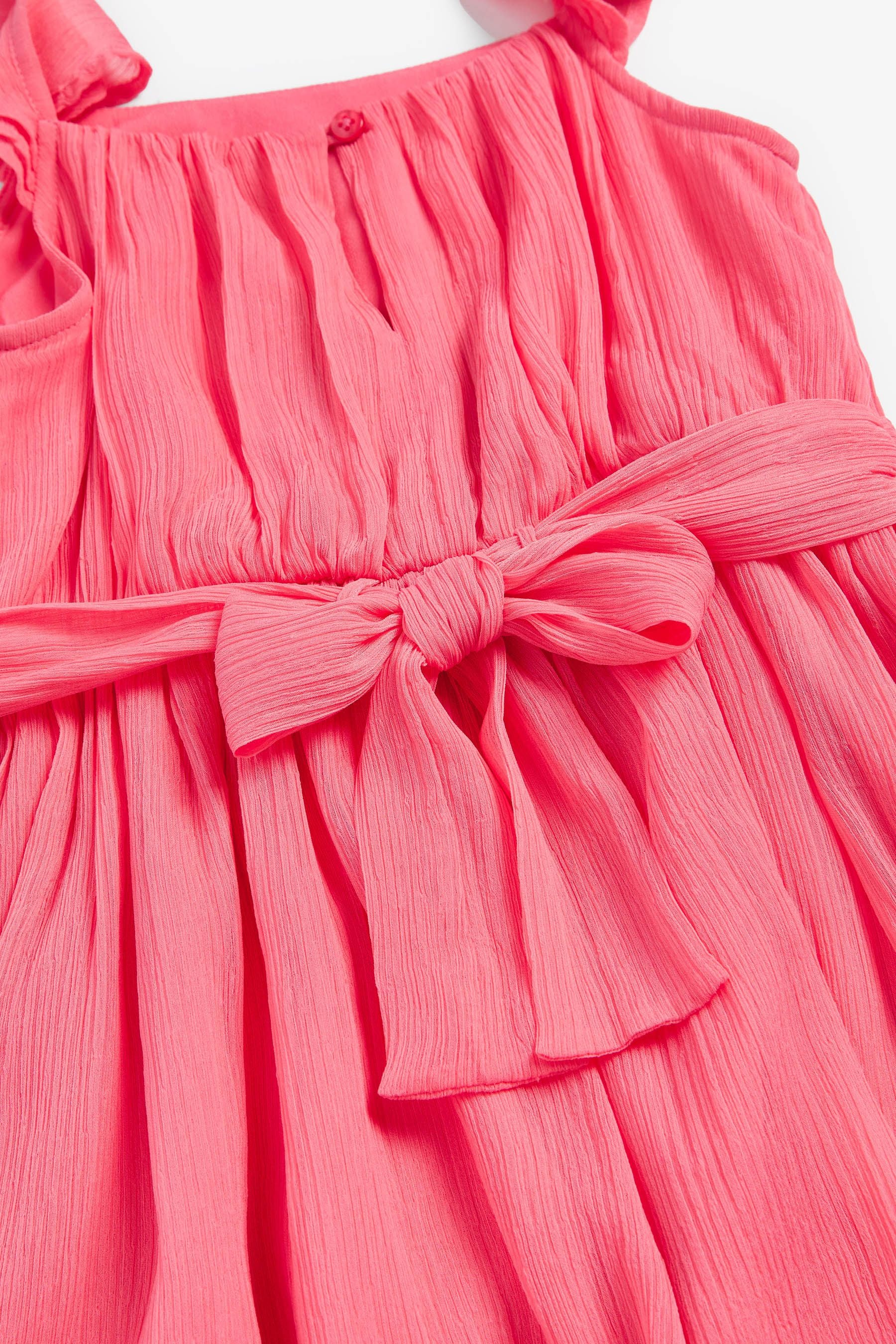 Coral Pink Chiffon Party Dress (3-16yrs)