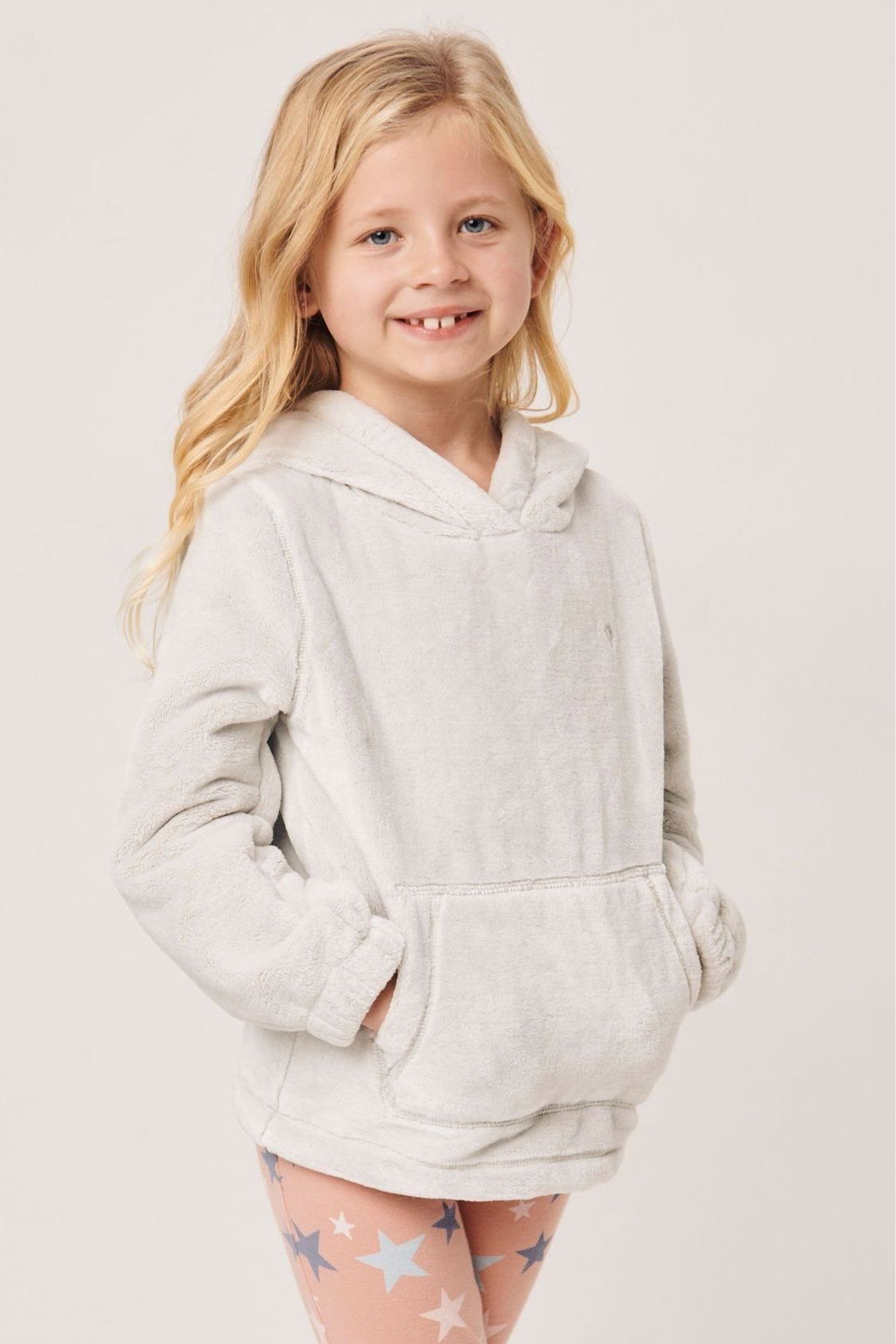 FatFace Grey Snuggle Hoodie