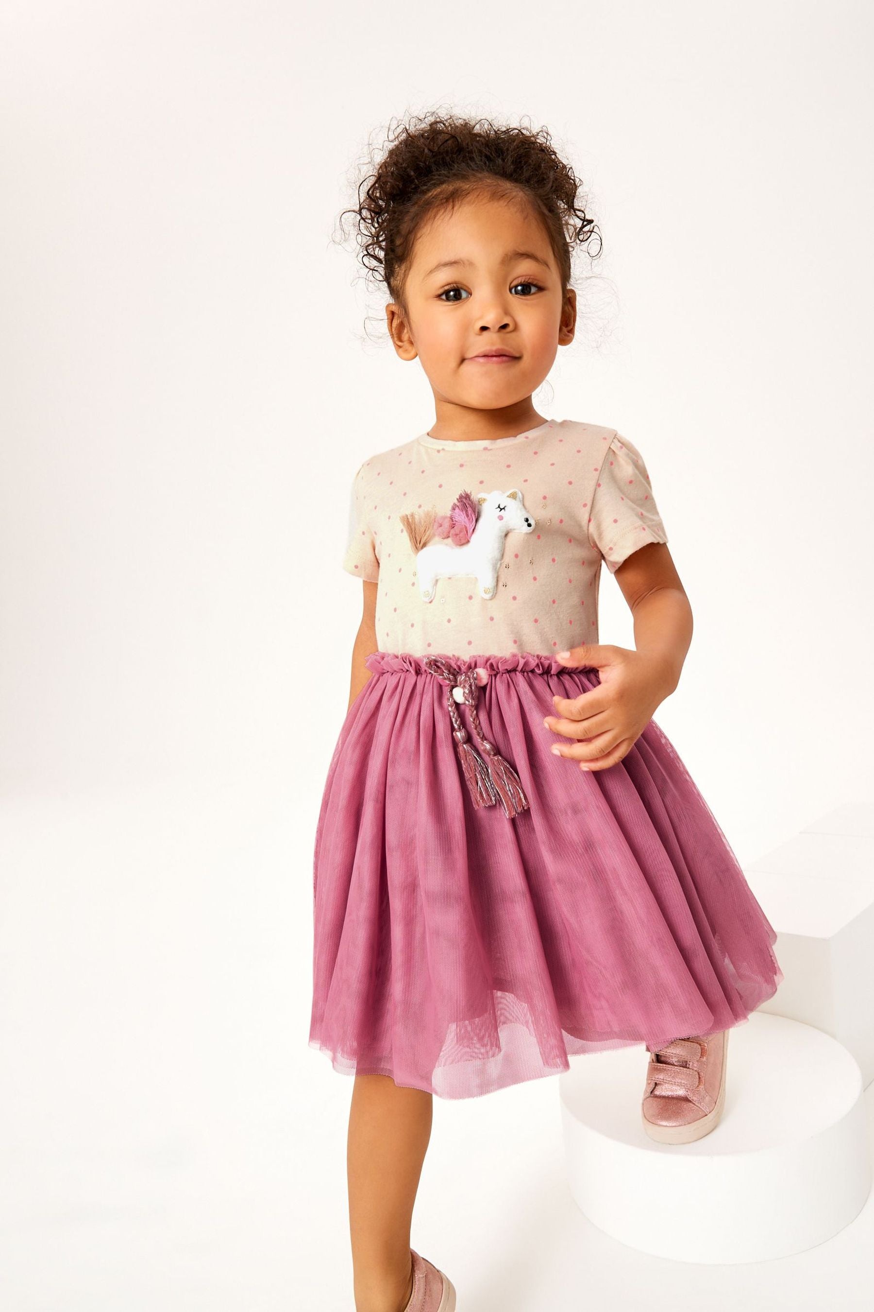 Pink Unicorn Party Dress (3mths-7yrs)