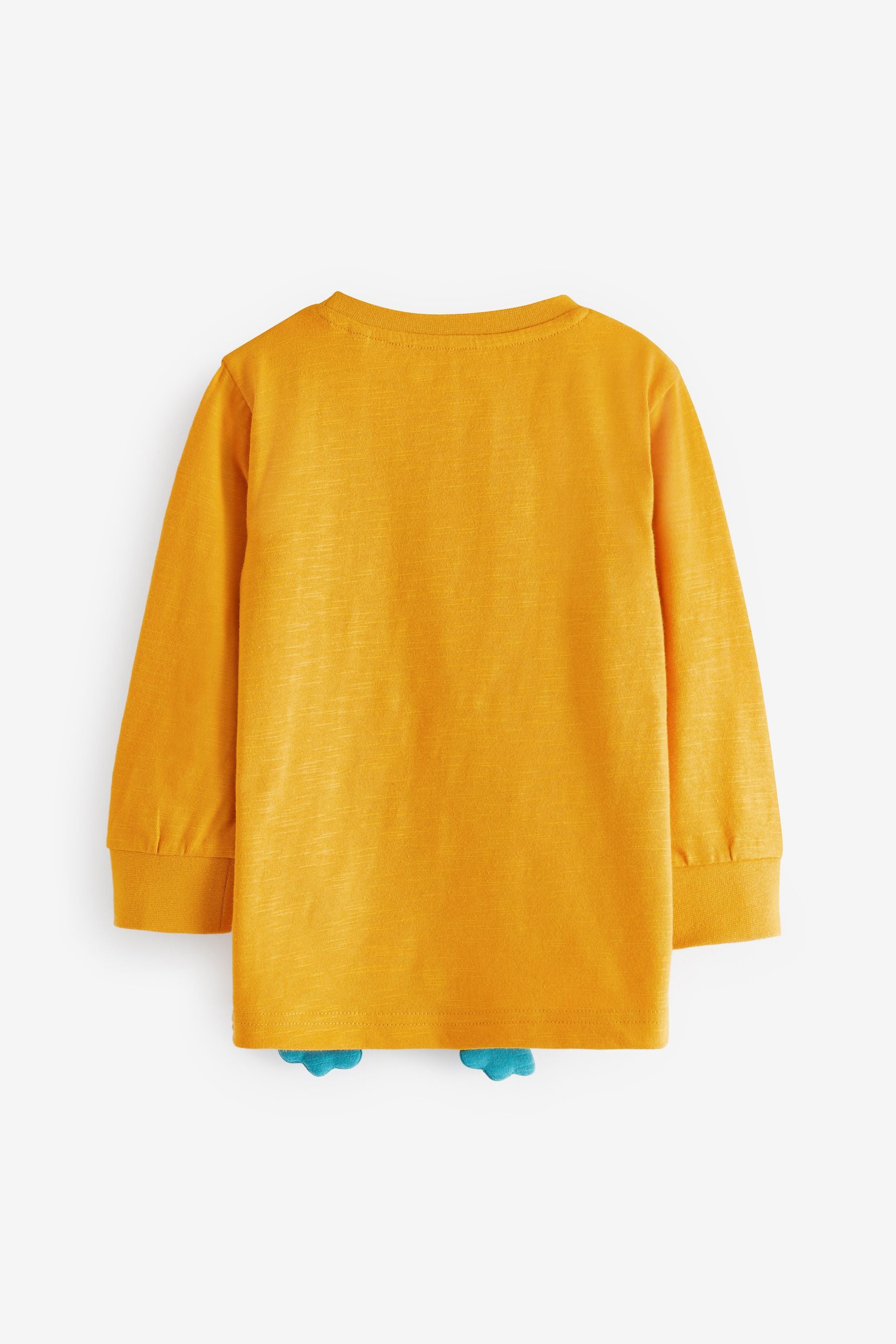 Yellow Long Sleeve Appliqu T-Shirt (3mths-7yr