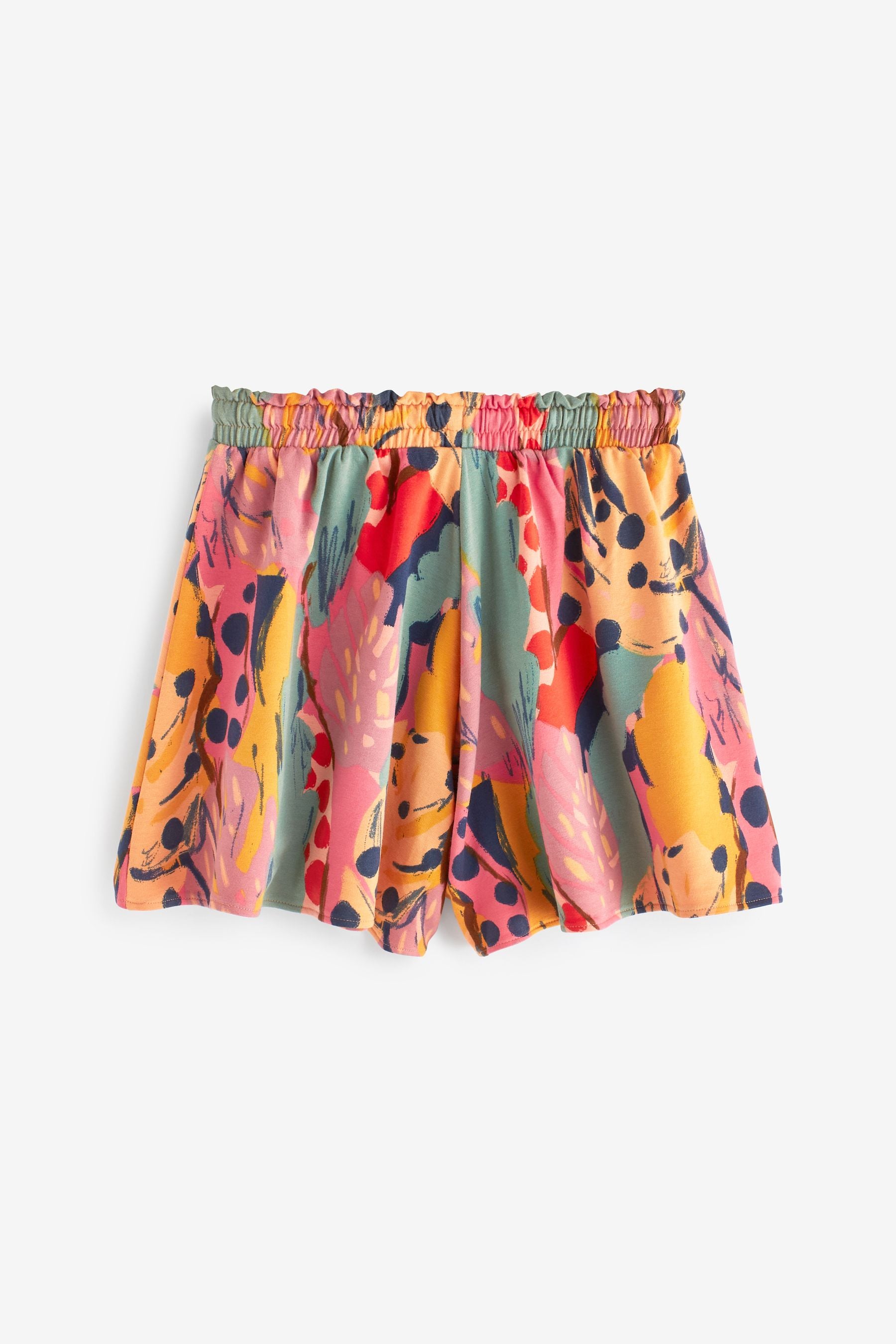 Pink/Orange Palm Print Short Sleeve T-Shirt And Shorts Co-ord Set (3-16yrs)